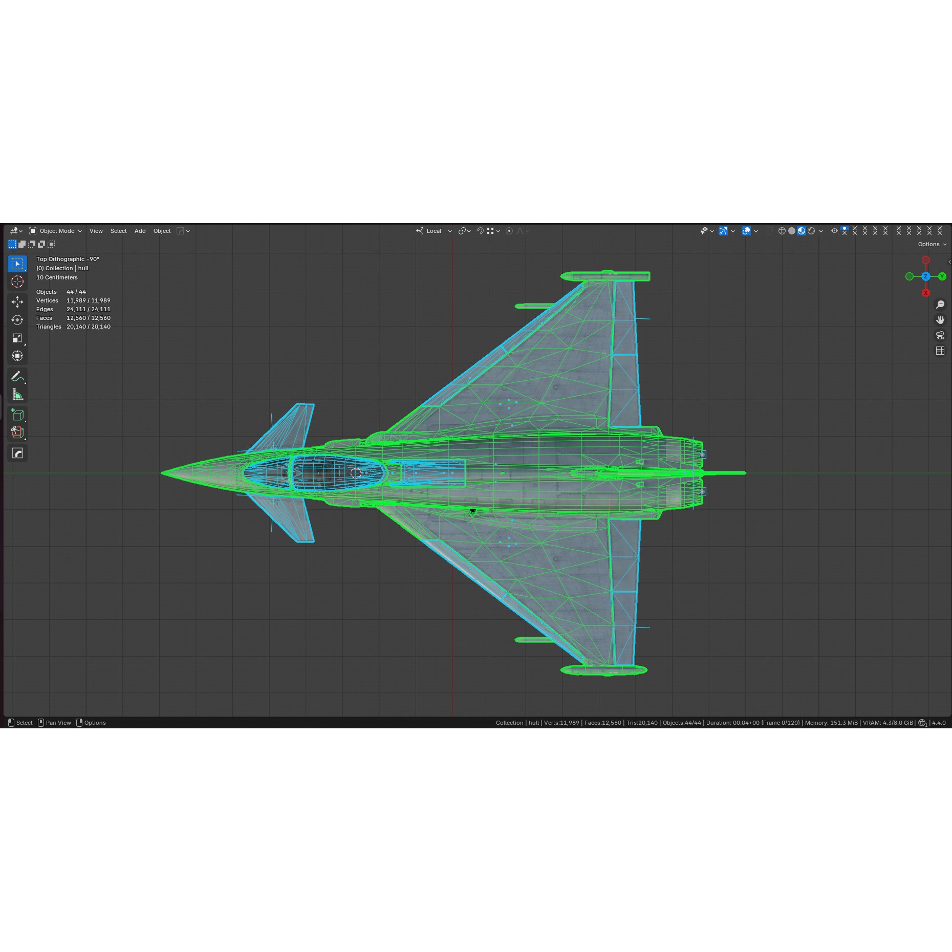 Eurofighter Typhoon - Low-Poly Game-Ready 3D Model