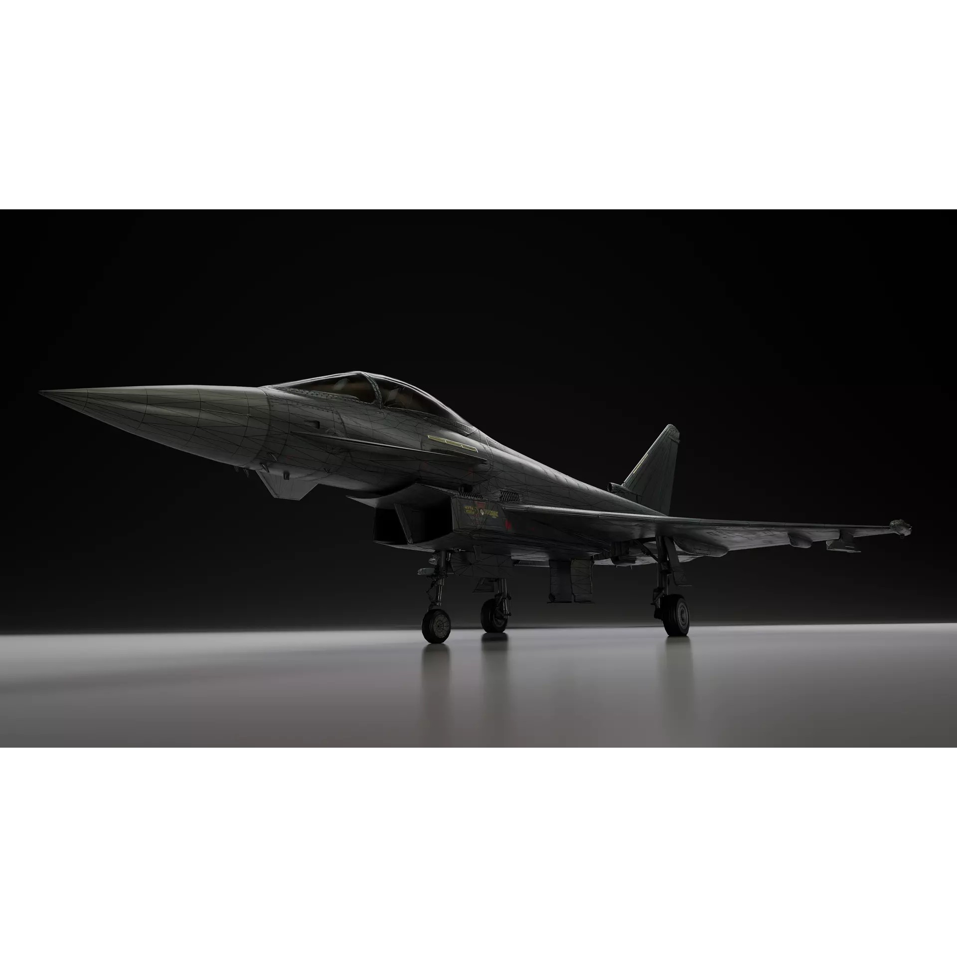Eurofighter Typhoon - Low-Poly Game-Ready 3D Model - View 2