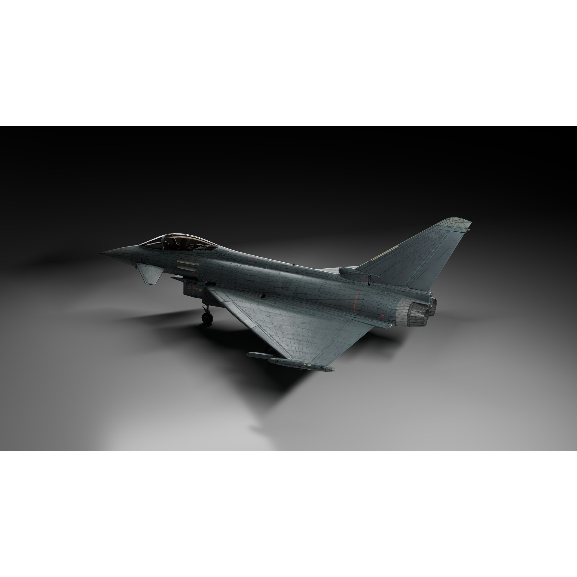 Eurofighter Typhoon - Low-Poly Game-Ready 3D Model - View 4