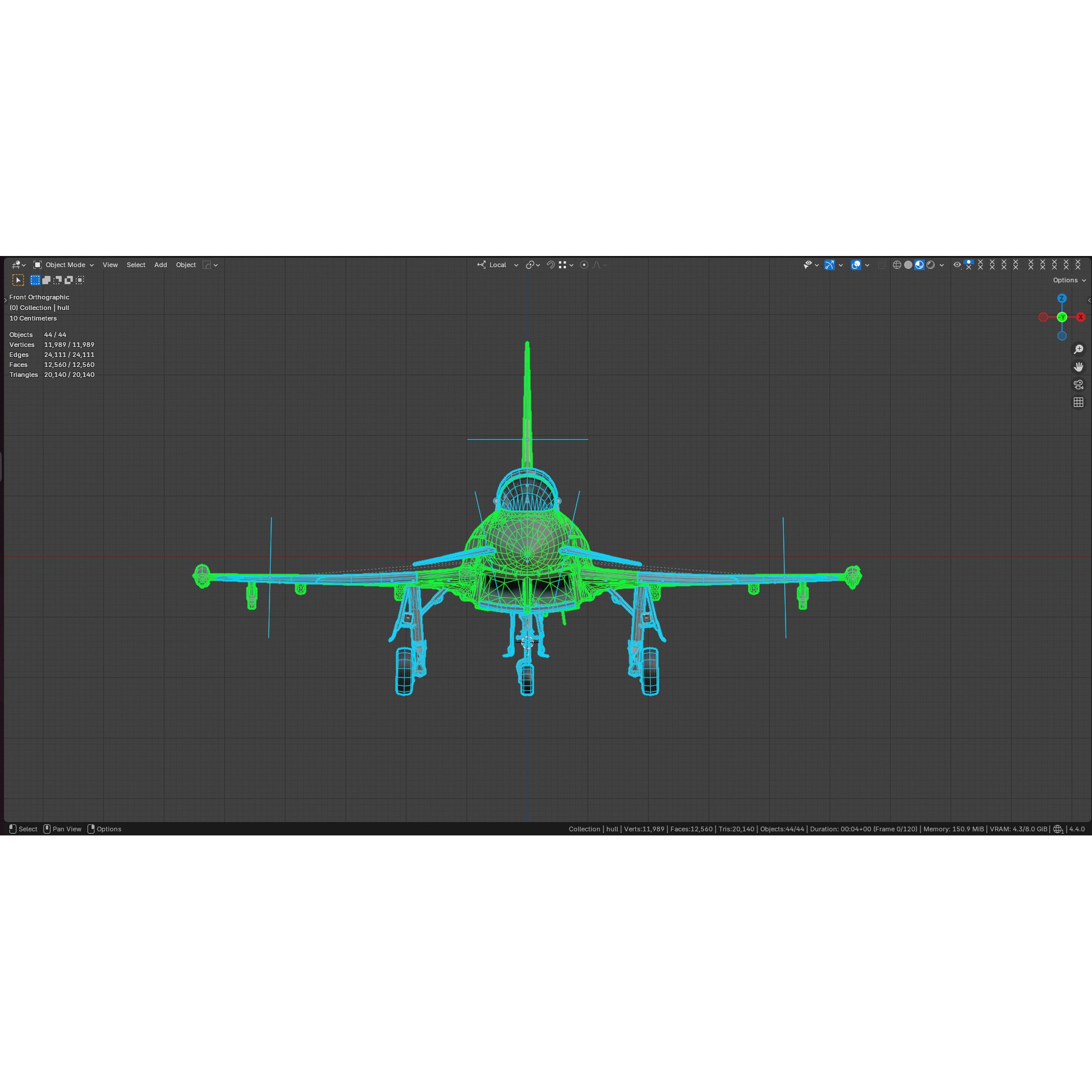 Eurofighter Typhoon - Low-Poly Game-Ready 3D Model - View 6