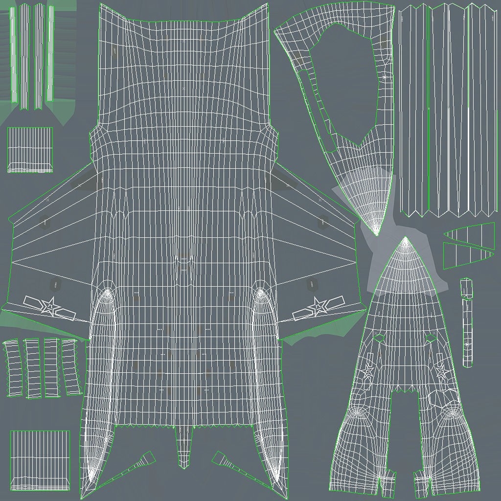 J-35A Stealth Fighter - Game-Ready 3D Model