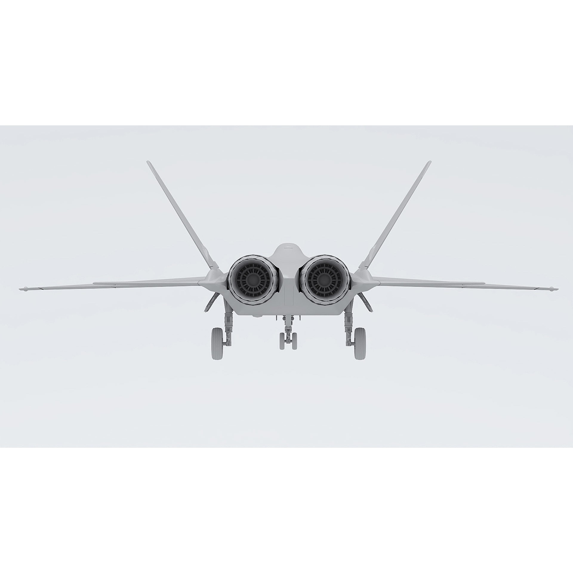 J-35A Stealth Fighter - Game-Ready 3D Model - View 27