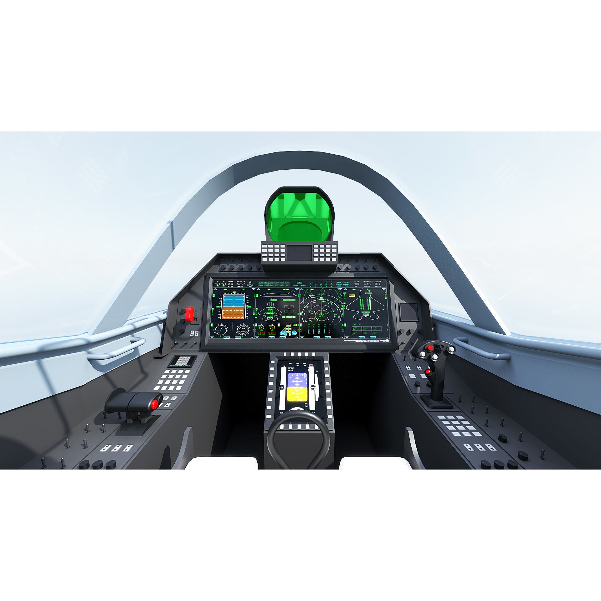 J-35A Stealth Fighter - Game-Ready 3D Model - View 5