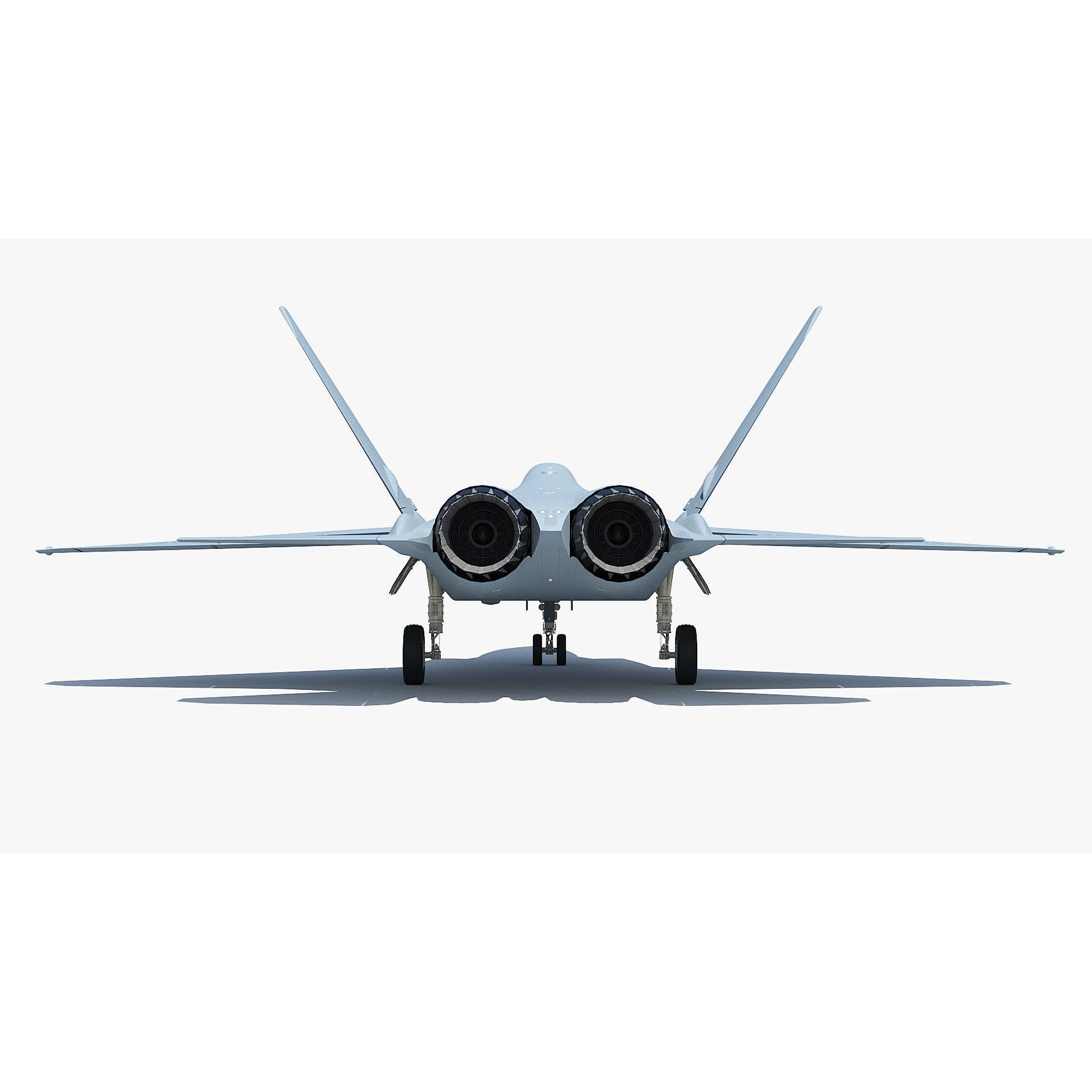 J-35A Stealth Fighter - Game-Ready 3D Model - View 7