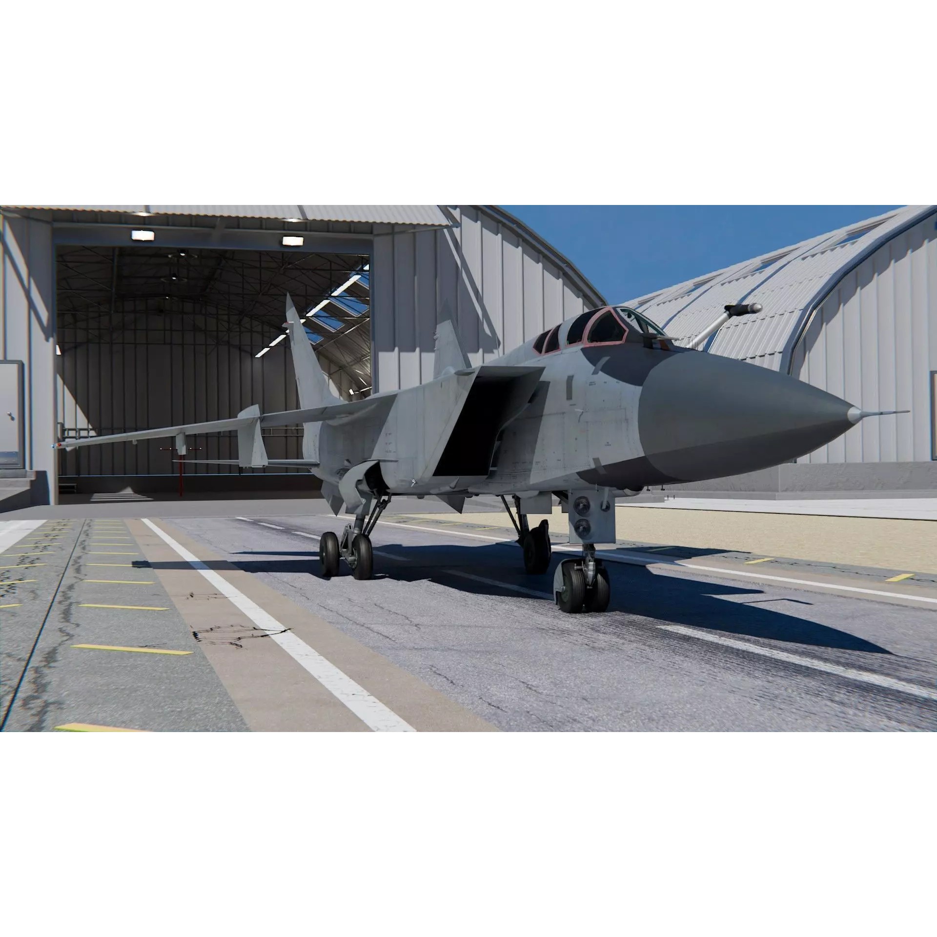 Mikoyan MiG-31 - Game-Ready 3D Model - View 2