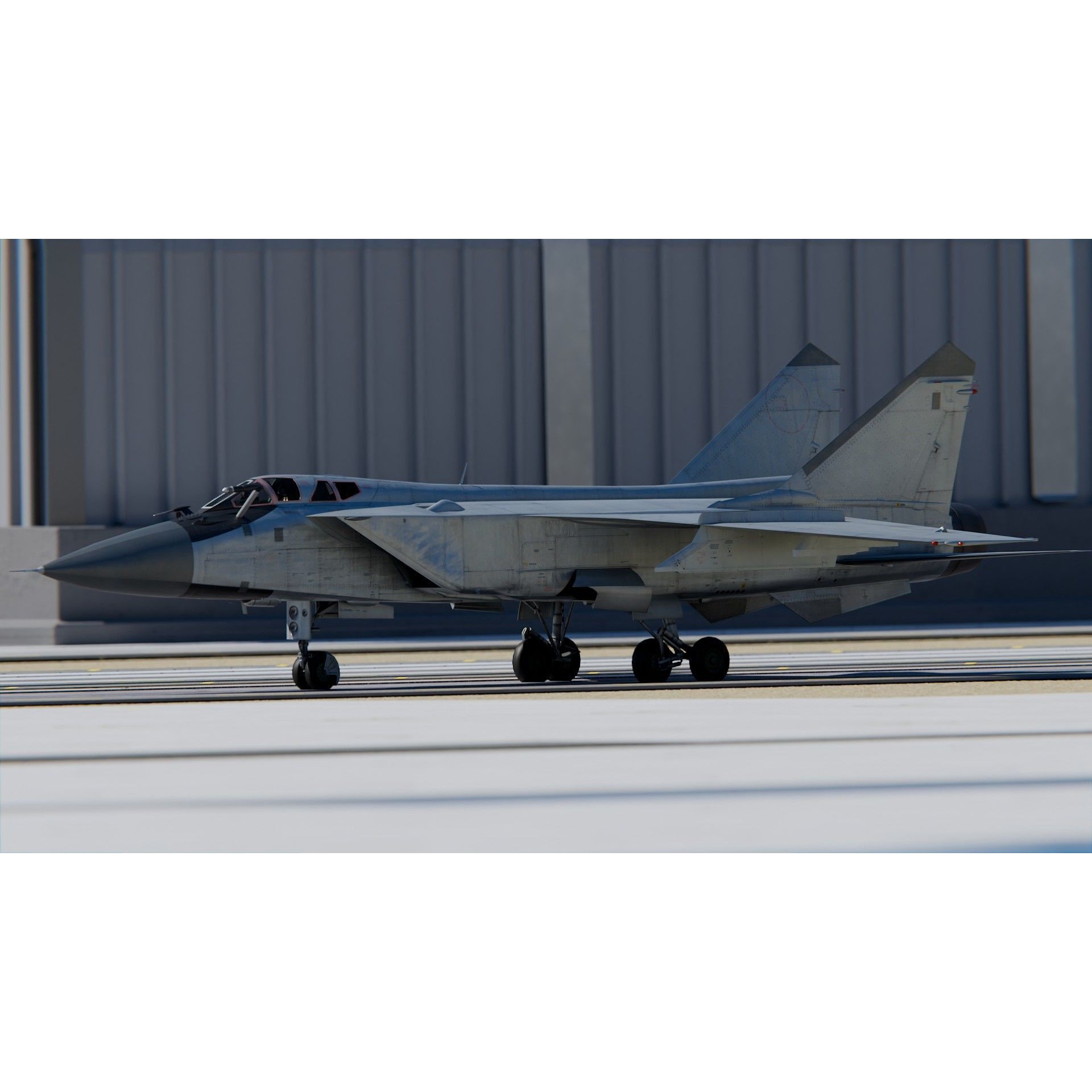 Mikoyan MiG-31 - Game-Ready 3D Model - View 3