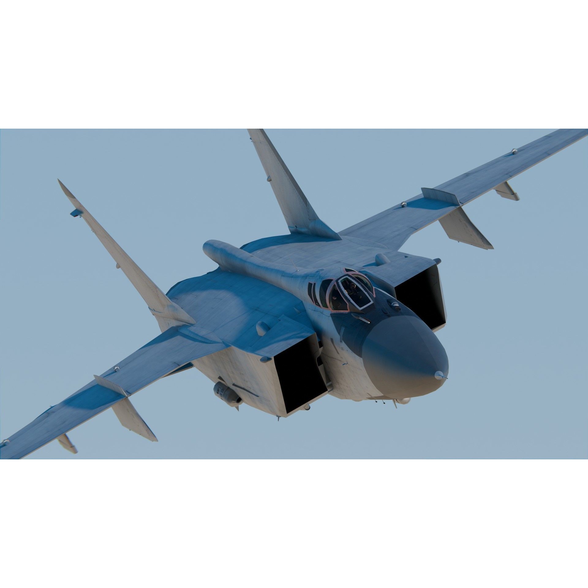 Mikoyan MiG-31 - Game-Ready 3D Model - View 4
