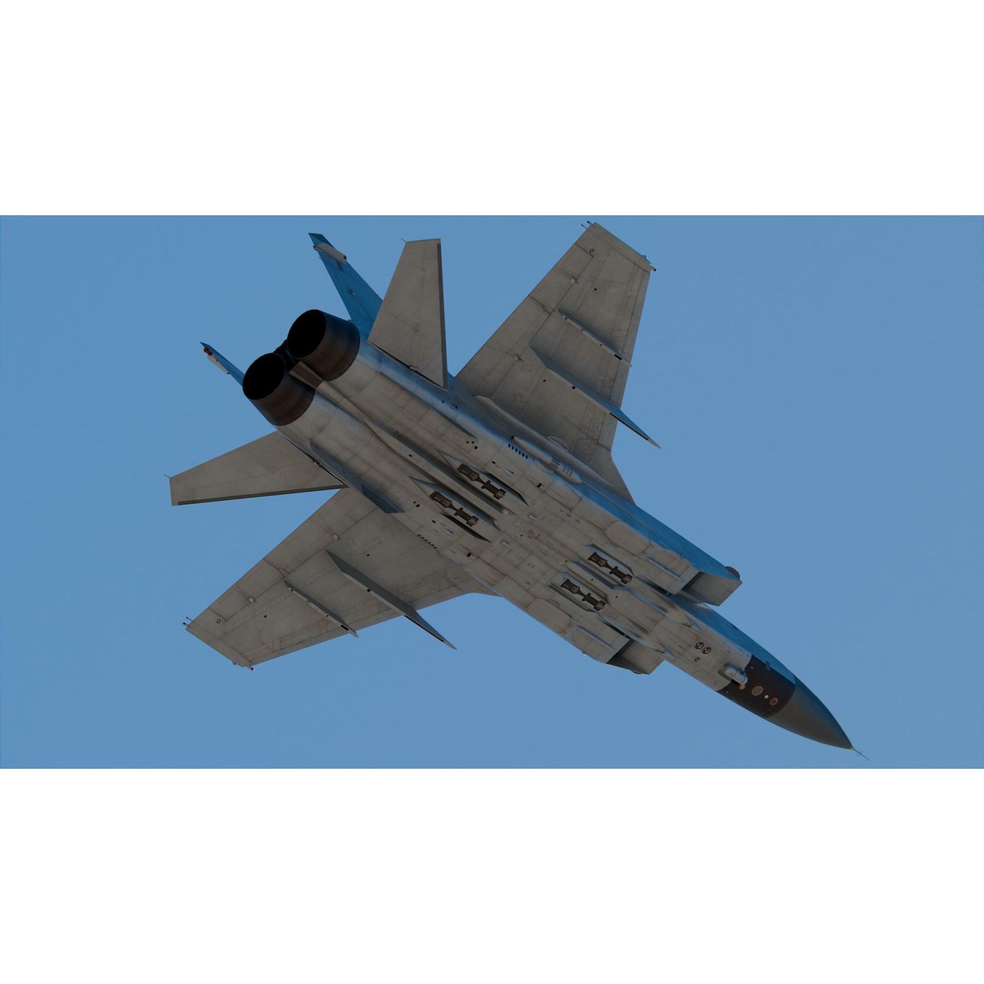 Mikoyan MiG-31 - Game-Ready 3D Model - View 5