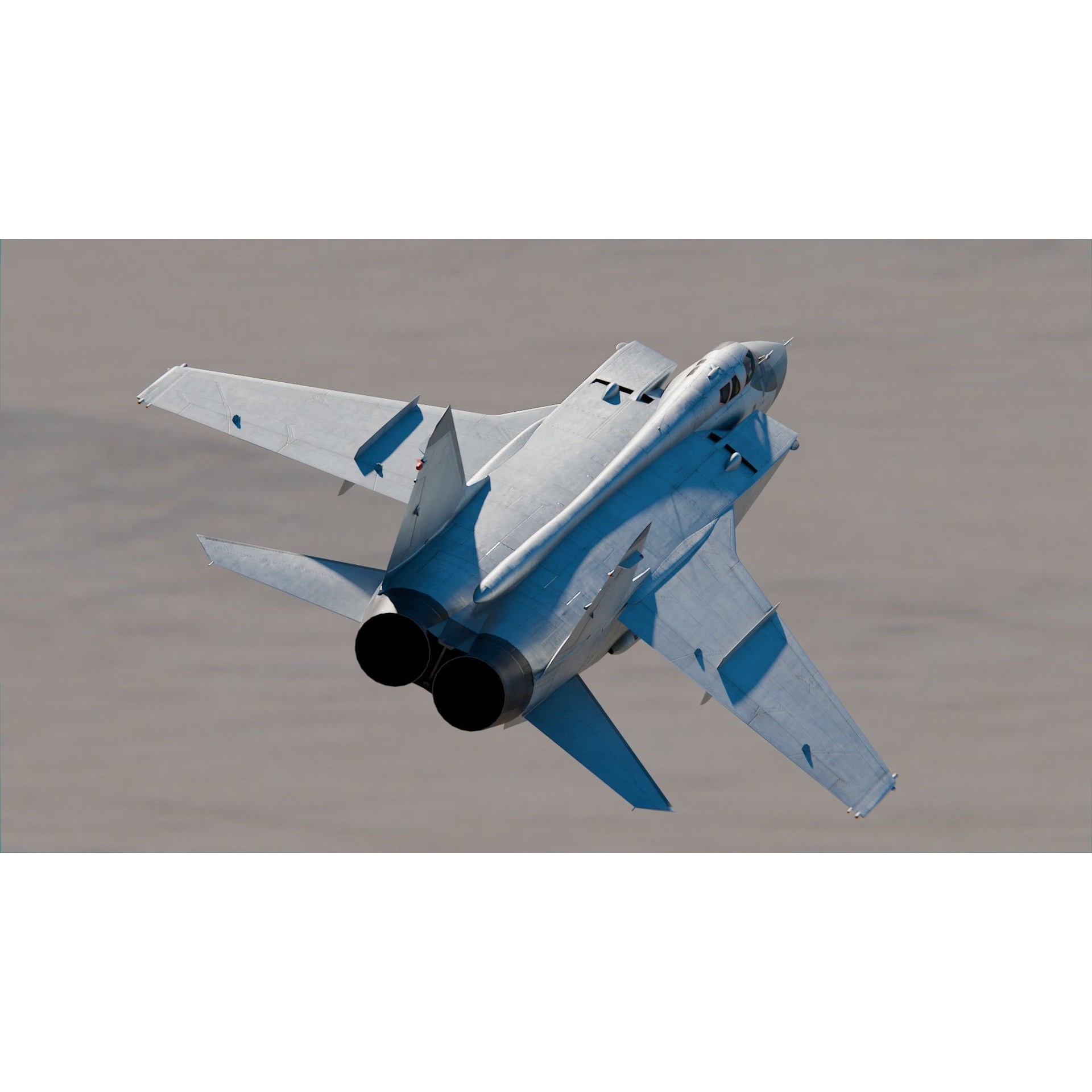 Mikoyan MiG-31 - Game-Ready 3D Model - View 8
