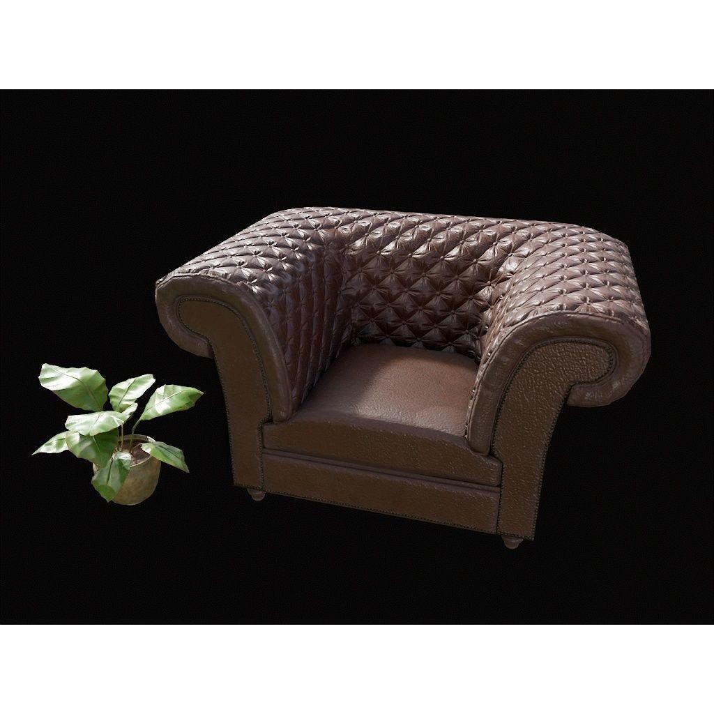 Victorian Hallway - Low-Poly Game-Ready 3D Model - View 14