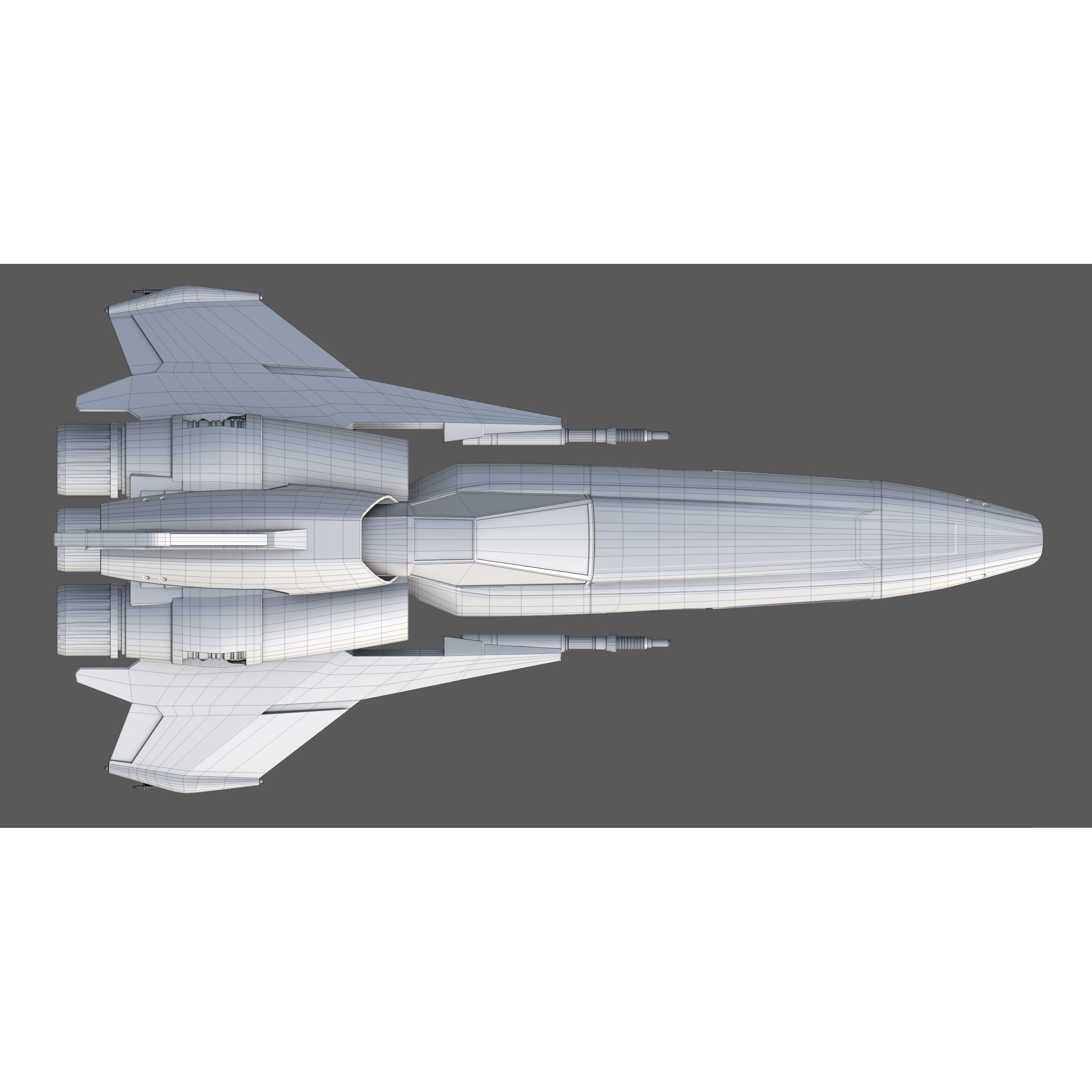 Viper Mk2 - Low-Poly Game-Ready 3D Model - View 11