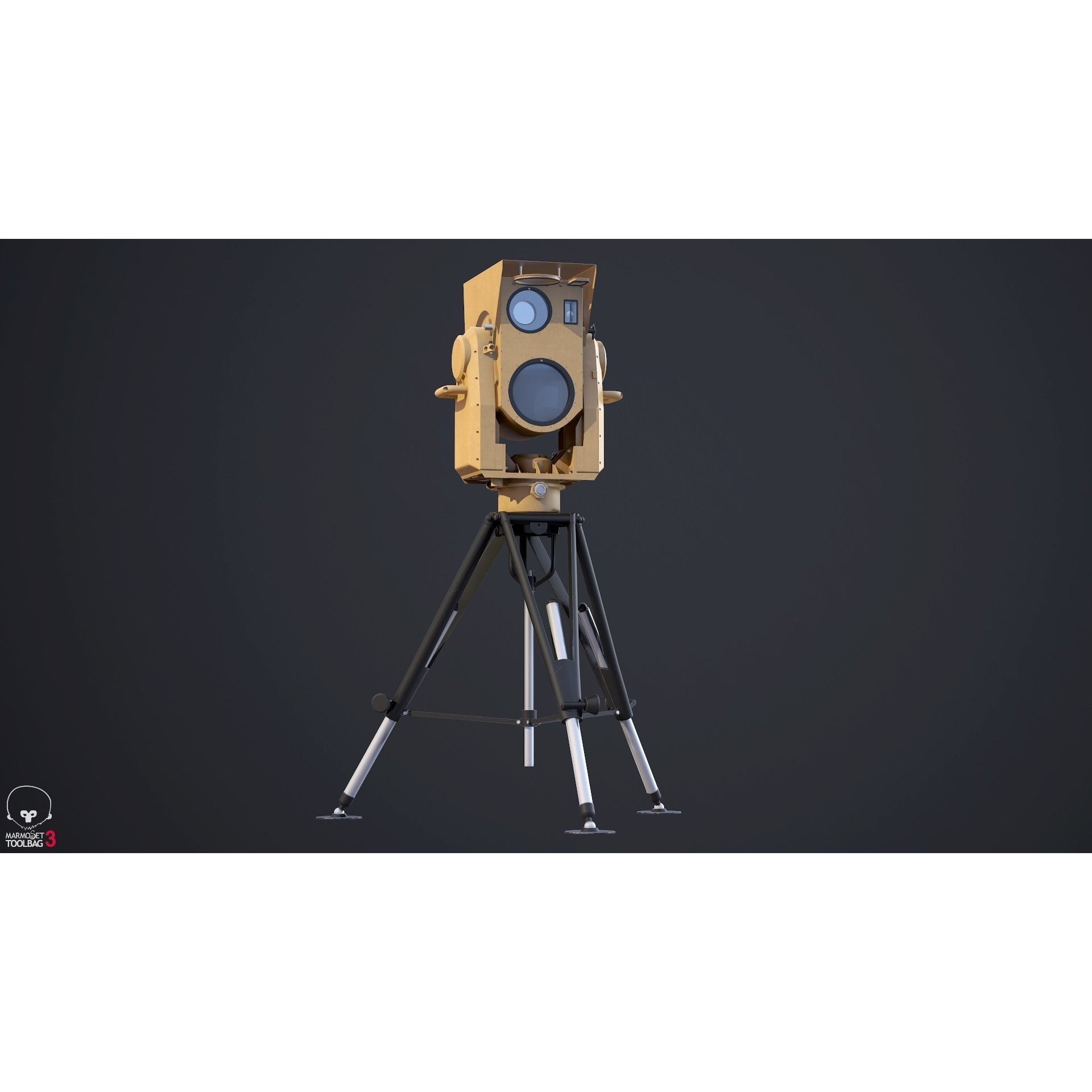 Boeing Compact Laser Weapon - Game-Ready 3D Model - View 3