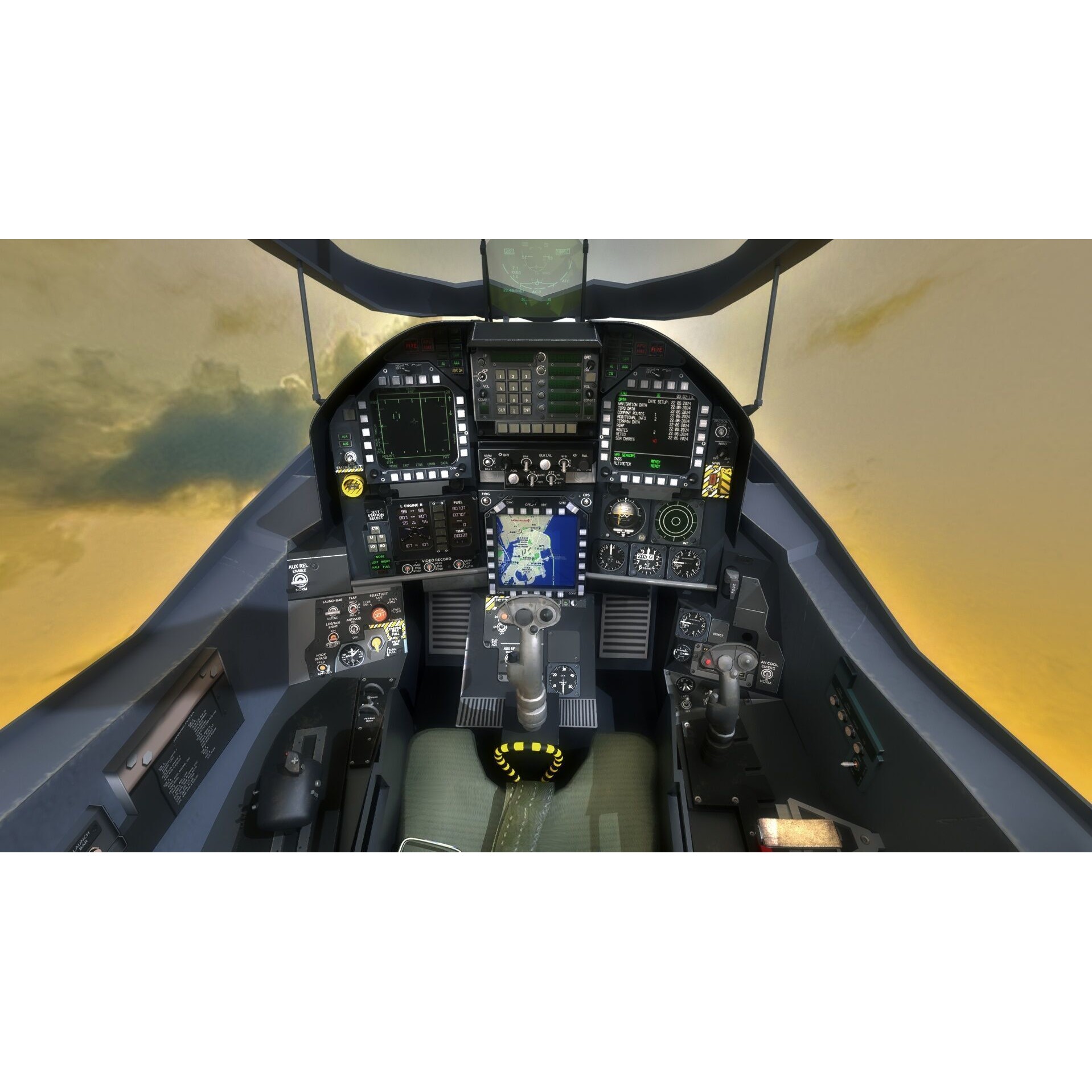 Custom Fighter Jet - Low-Poly Game-Ready 3D Model - View 23