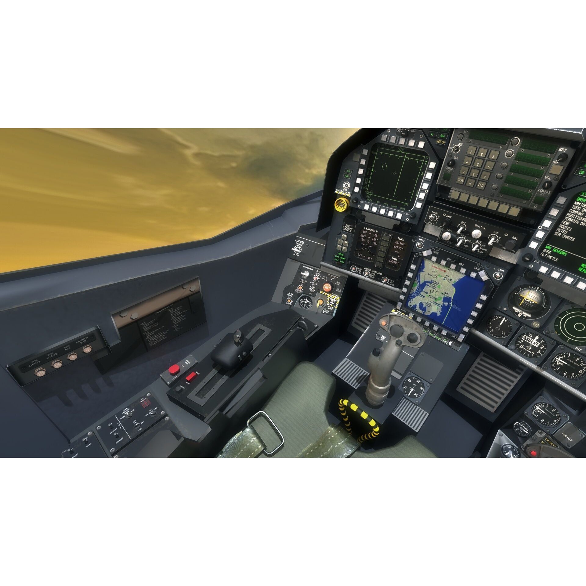 Custom Fighter Jet - Low-Poly Game-Ready 3D Model - View 24