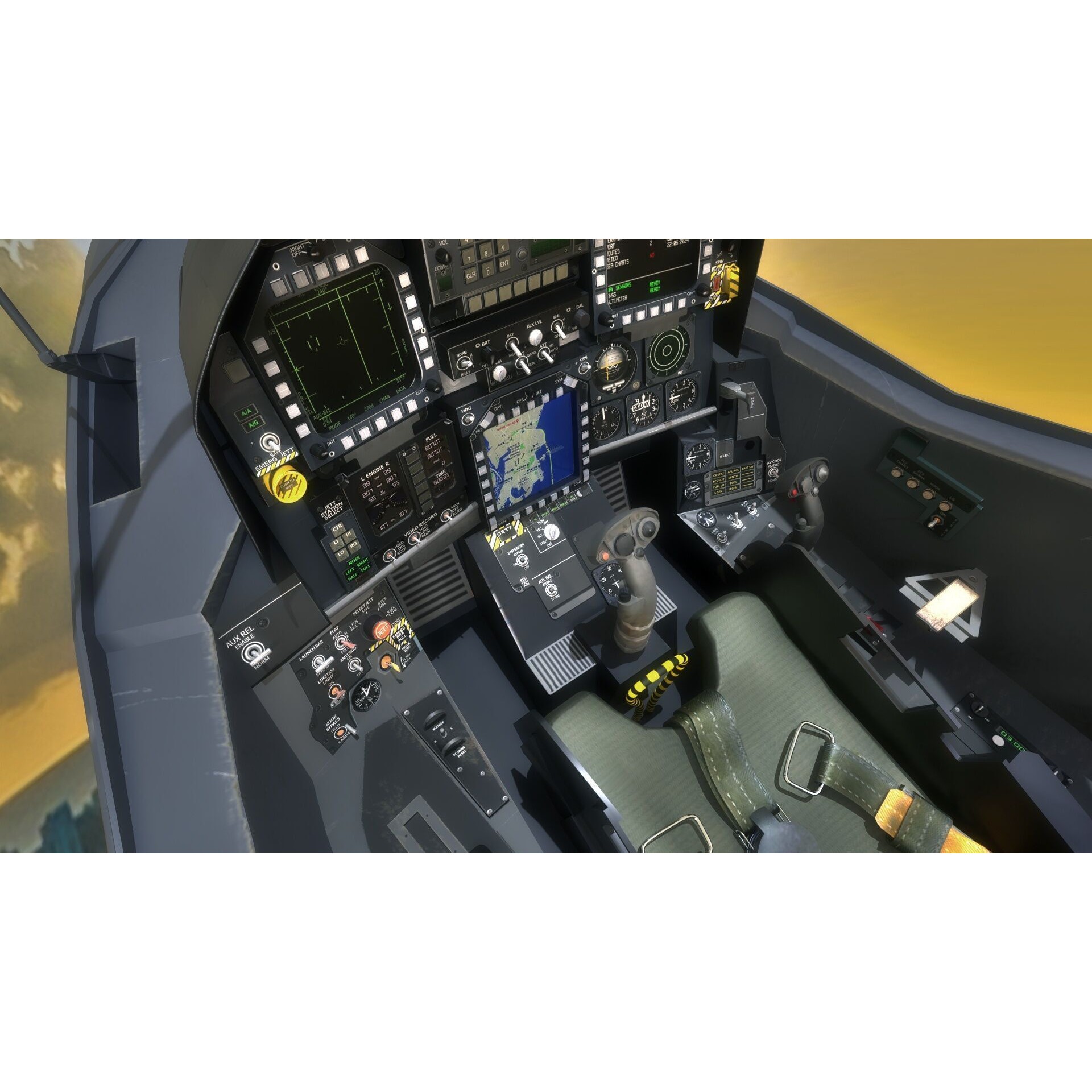 Custom Fighter Jet - Low-Poly Game-Ready 3D Model - View 25