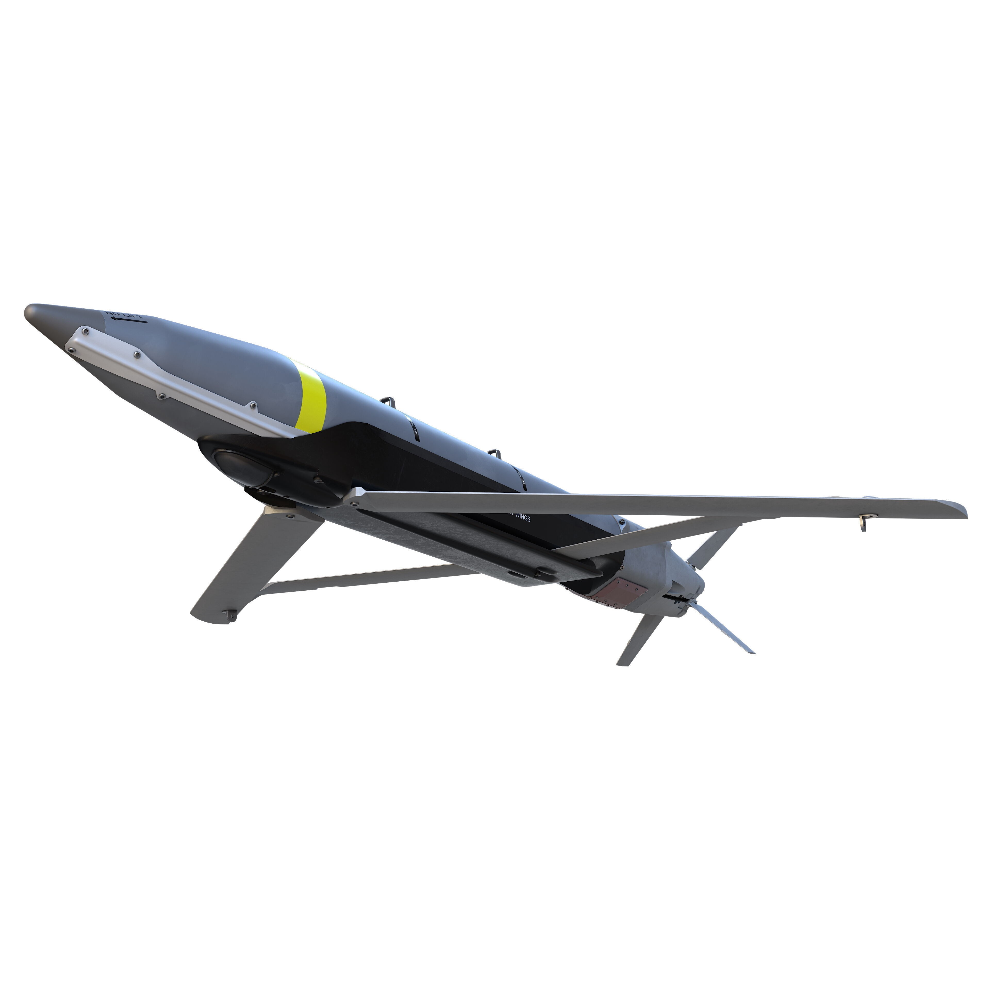 GBU-39 Small Diameter Bomb - Low-Poly Game-Ready 3D Model - View 12