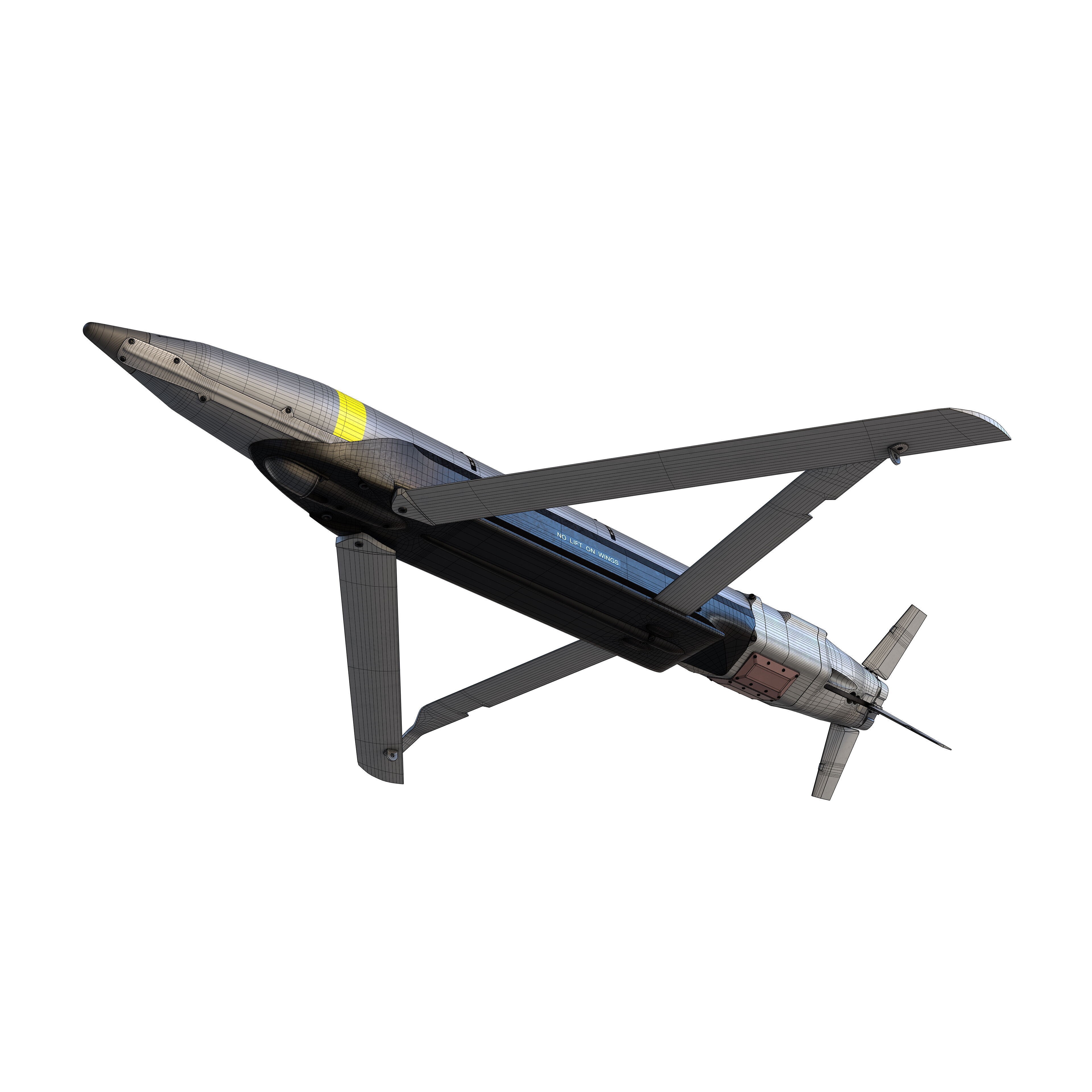 GBU-39 Small Diameter Bomb - Low-Poly Game-Ready 3D Model - View 20