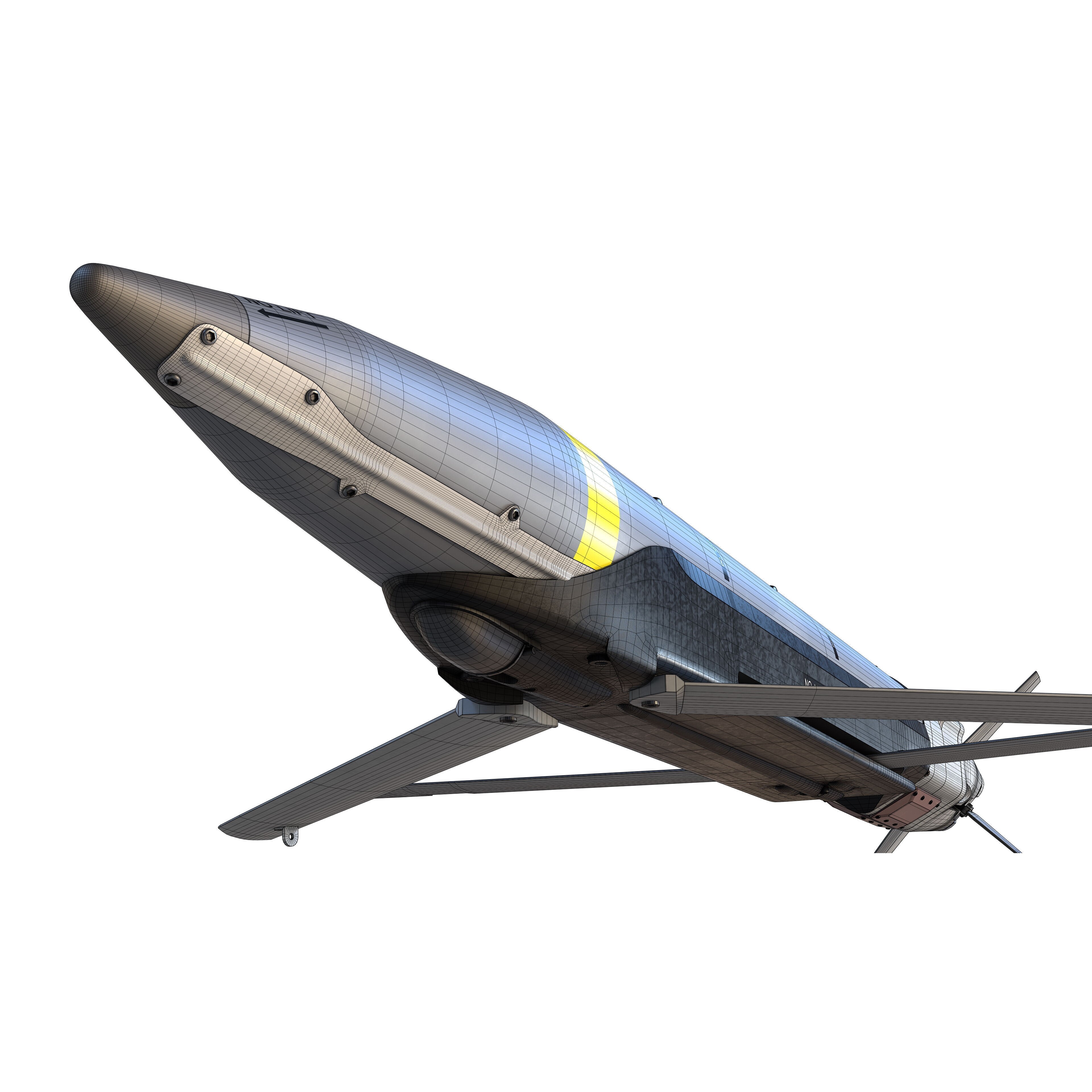GBU-39 Small Diameter Bomb - Low-Poly Game-Ready 3D Model - View 23