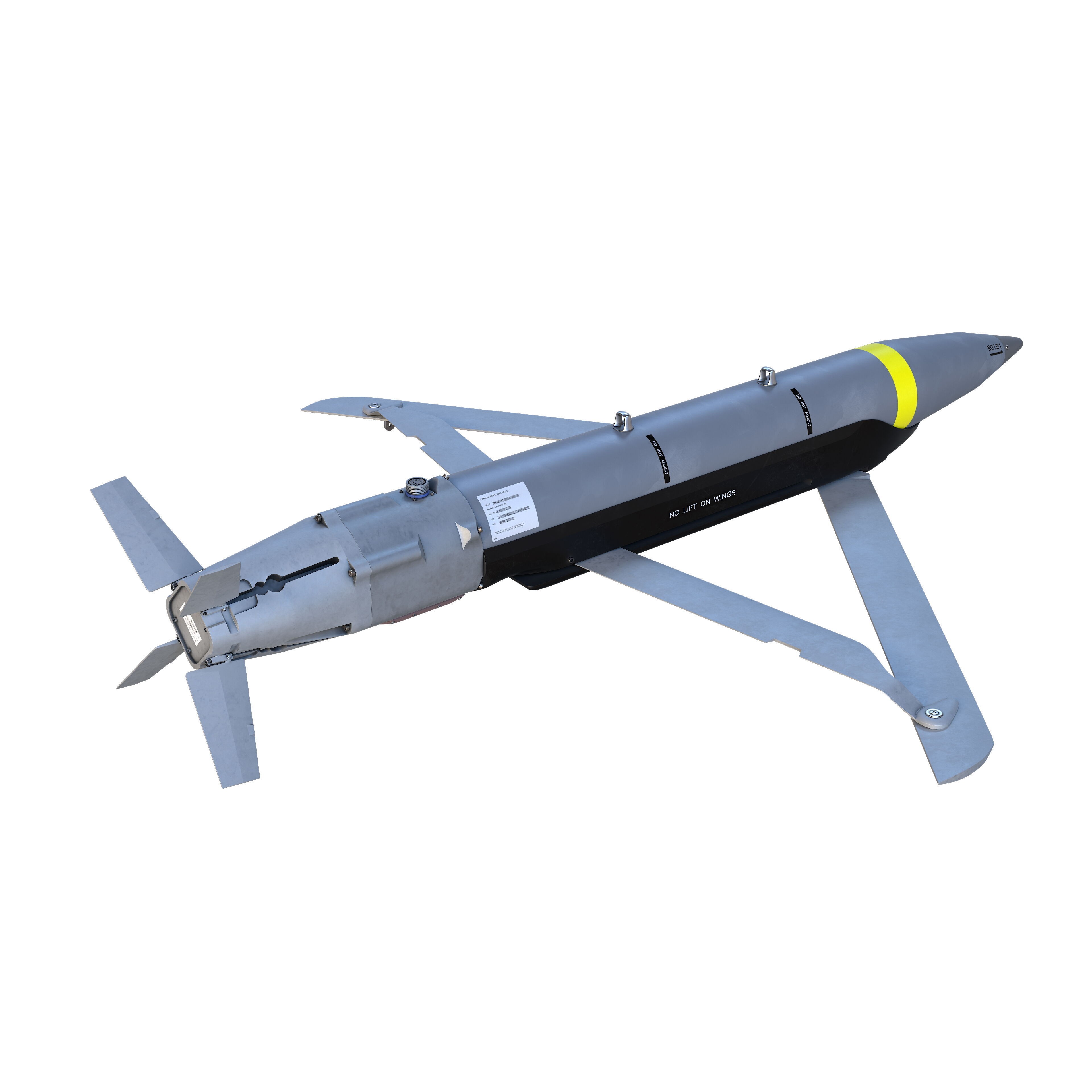 GBU-39 Small Diameter Bomb - Low-Poly Game-Ready 3D Model - View 5