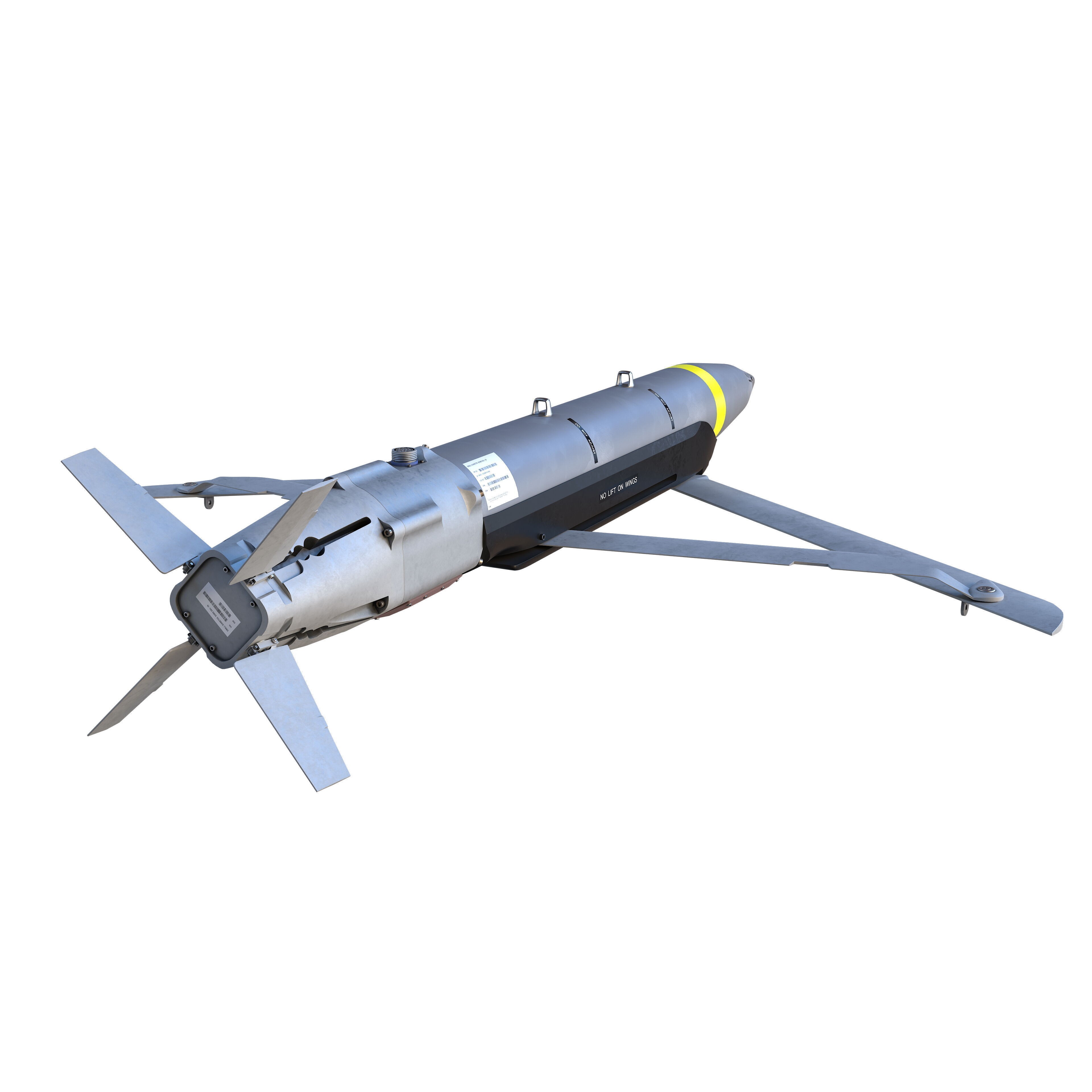 GBU-39 Small Diameter Bomb - Low-Poly Game-Ready 3D Model - View 7