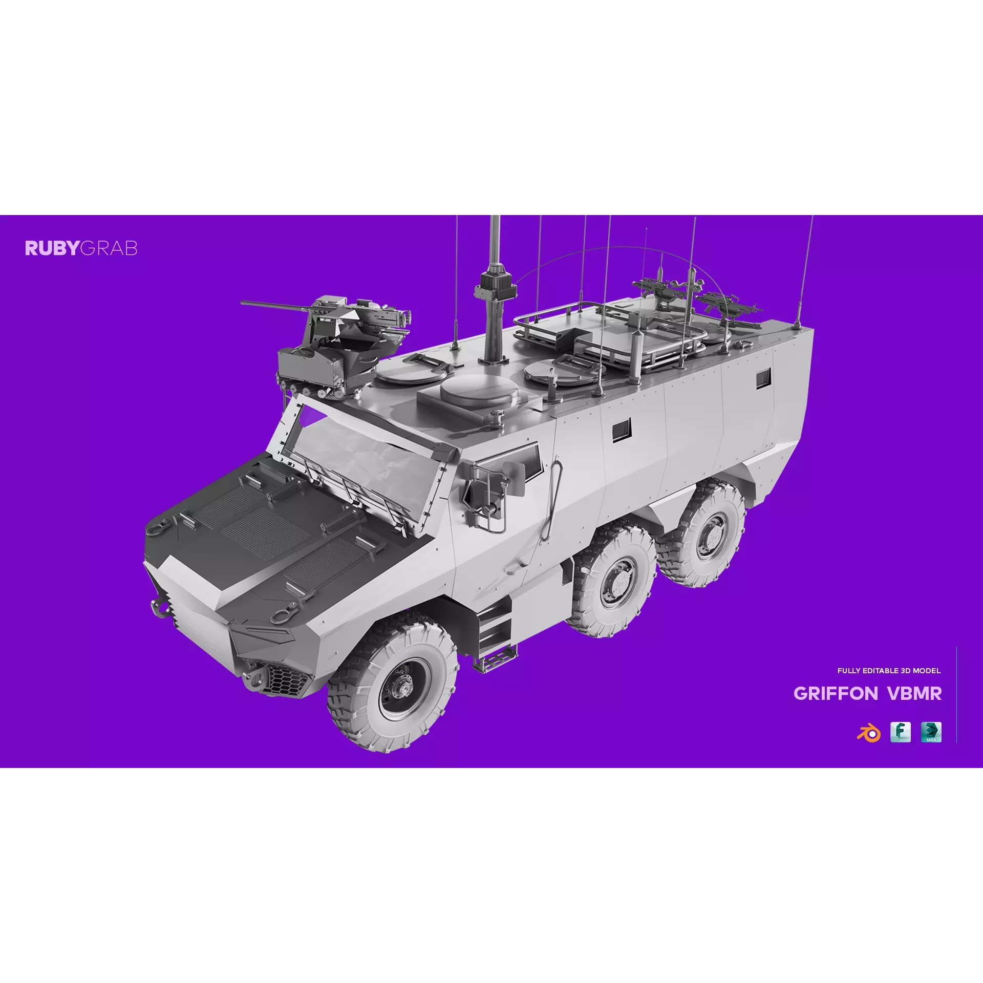 VBMR Griffon - Game-Ready 3D Model - View 2