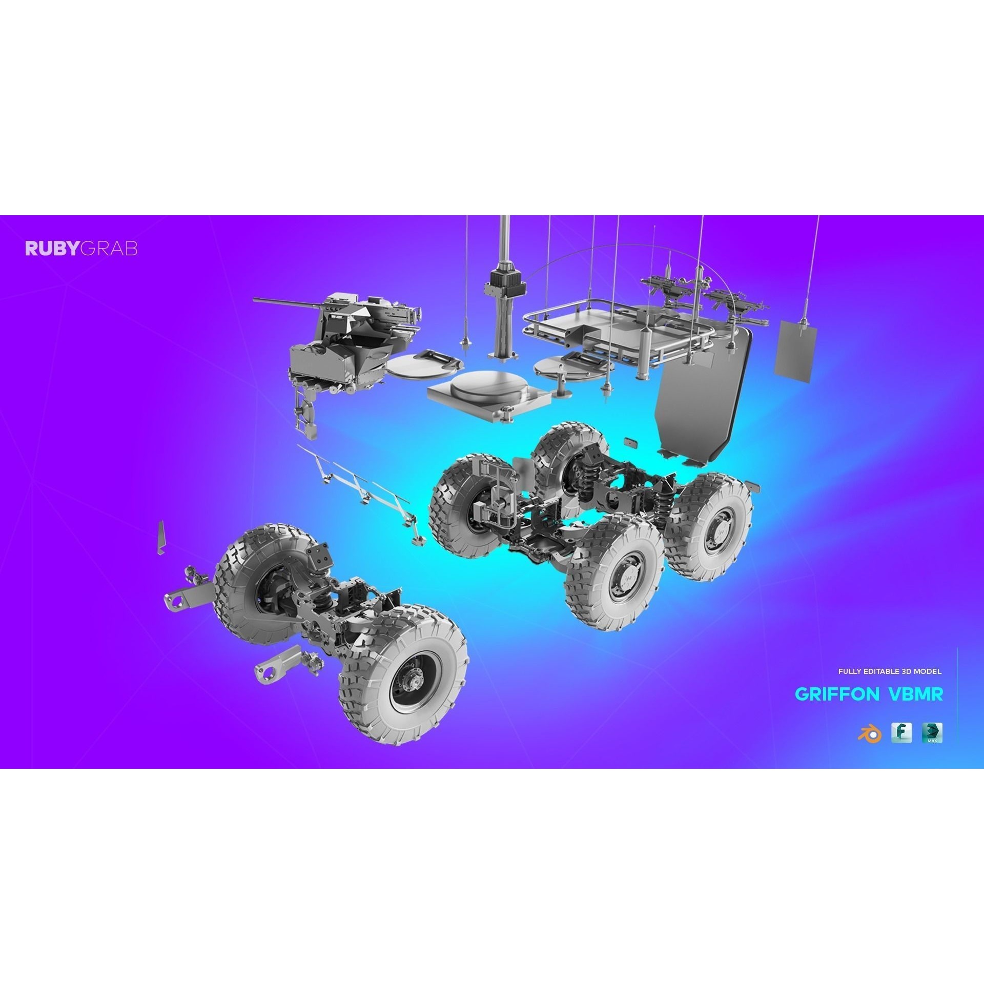 VBMR Griffon - Game-Ready 3D Model - View 3