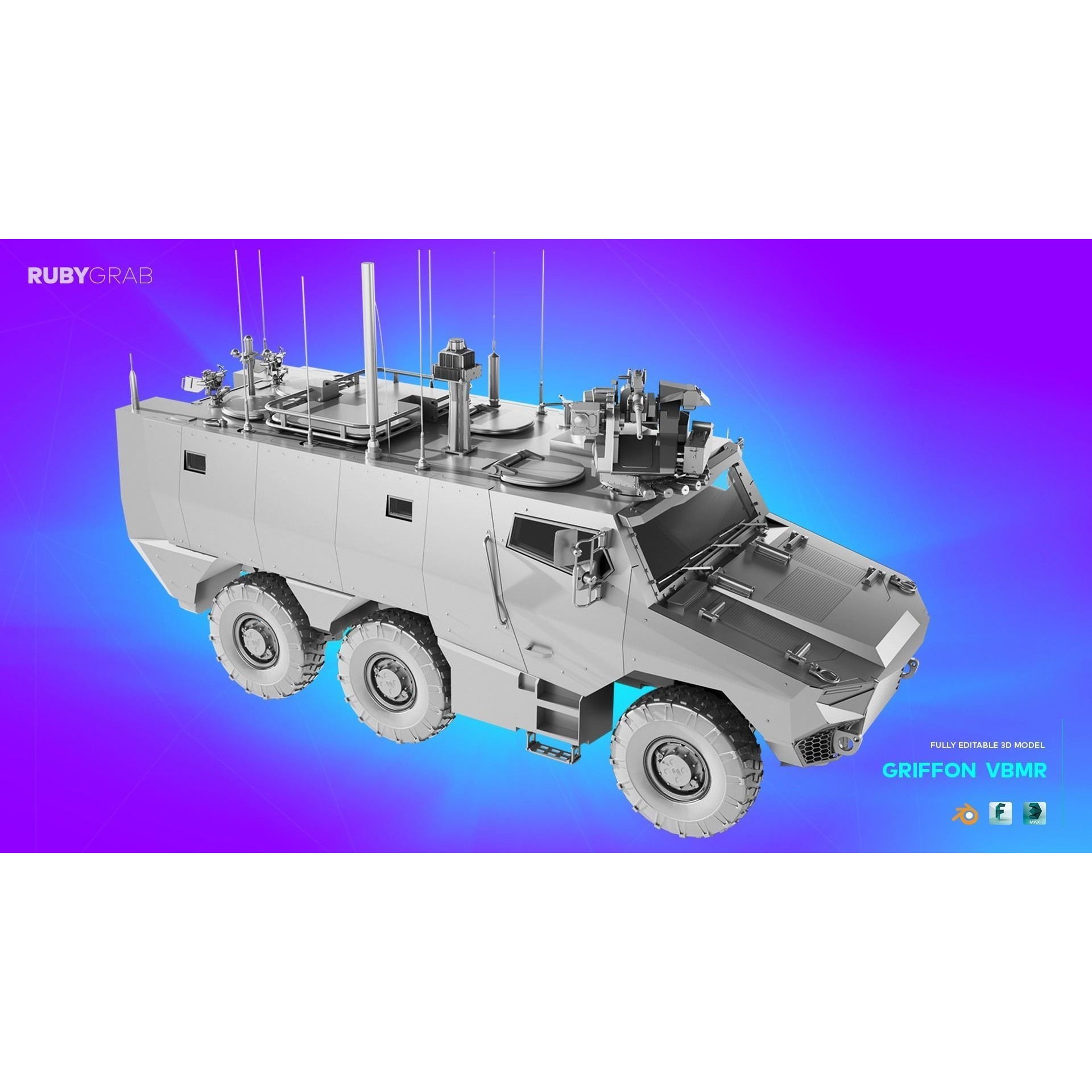 VBMR Griffon - Game-Ready 3D Model - View 6