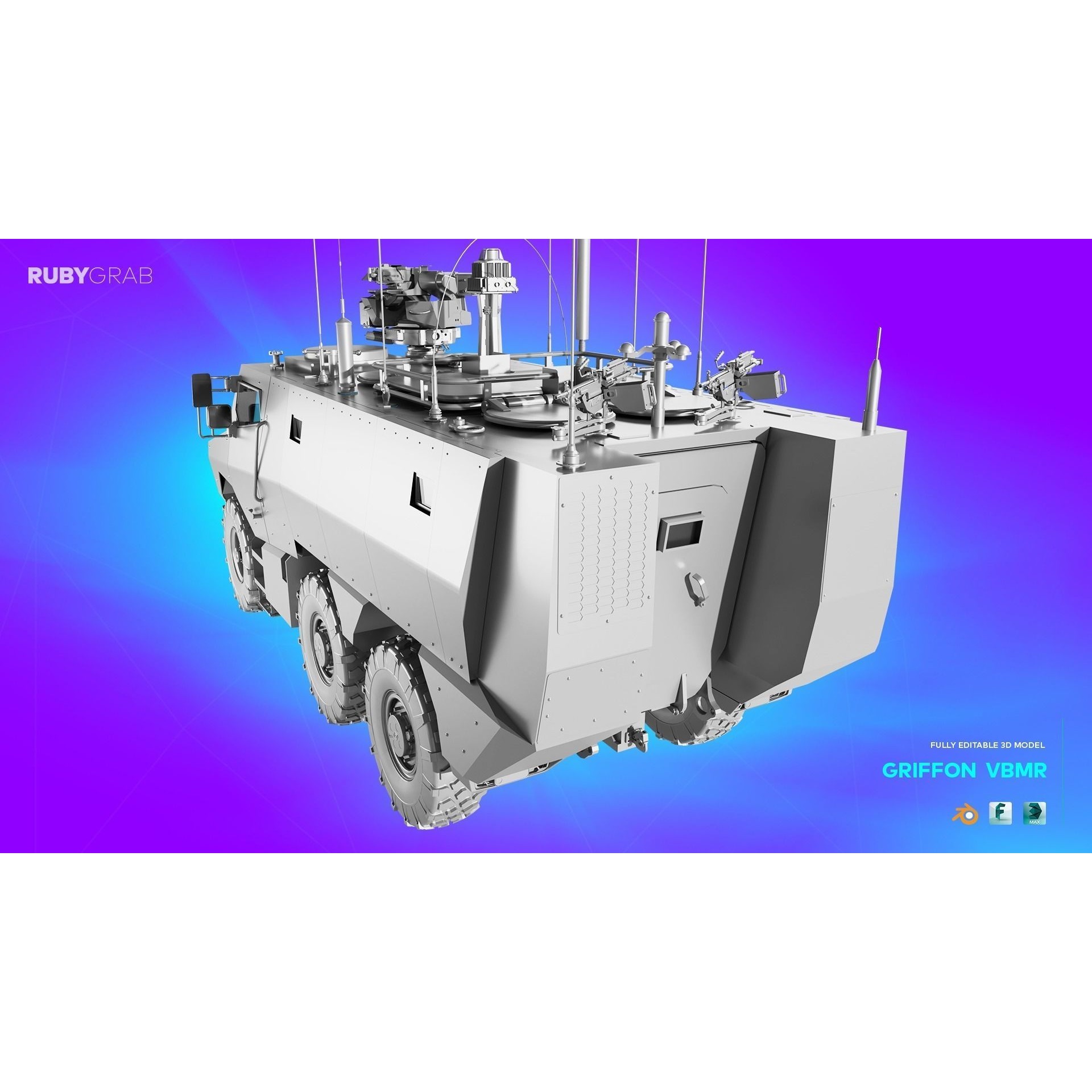 VBMR Griffon - Game-Ready 3D Model - View 8