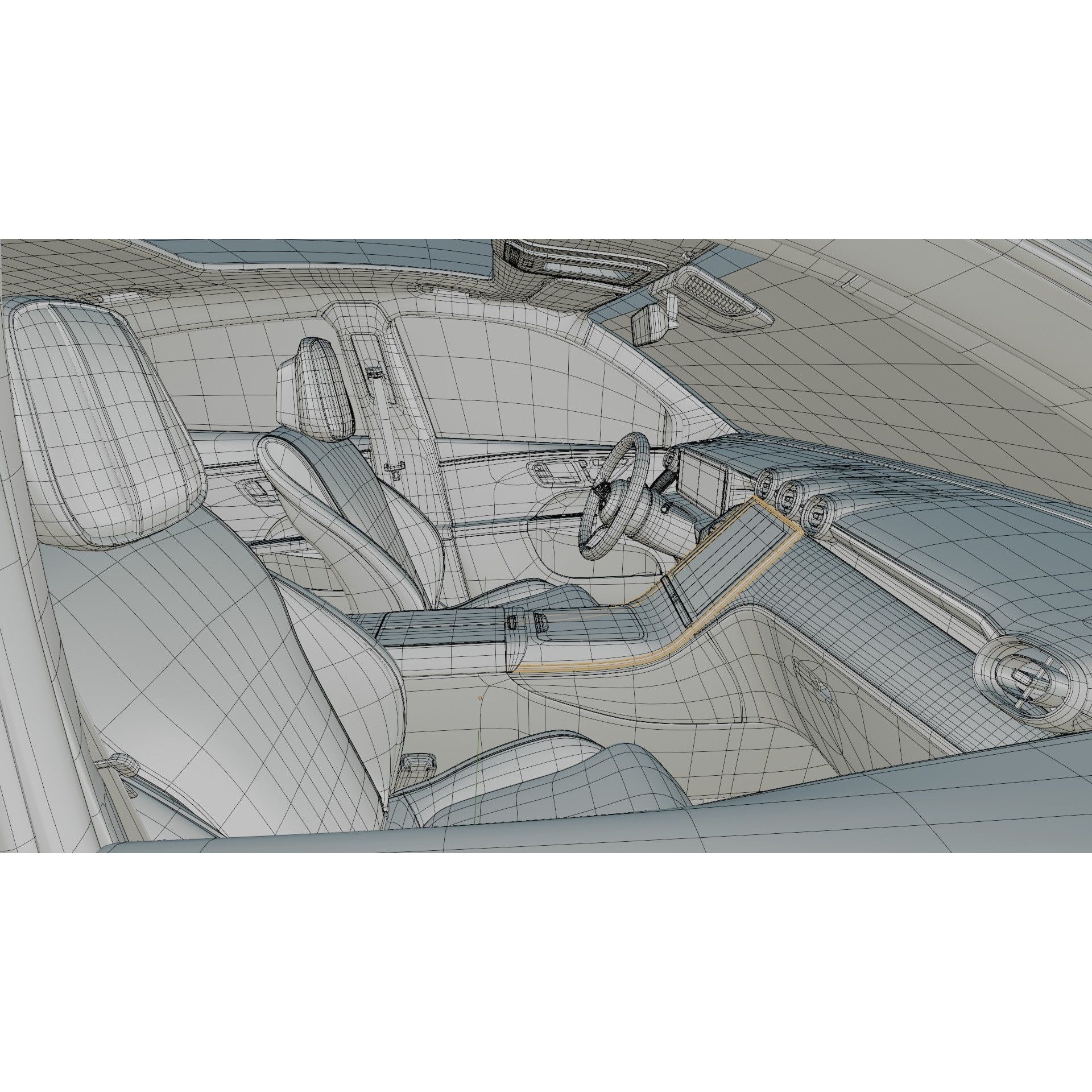 Mercedes-Benz GLC Coupe 2024 - Detailed 3D Model