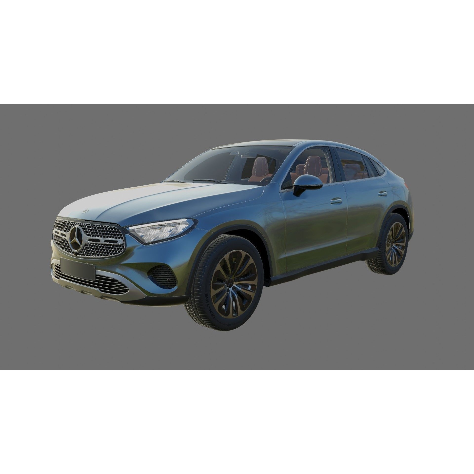 Mercedes-Benz GLC Coupe 2024 - Detailed 3D Model - View 18