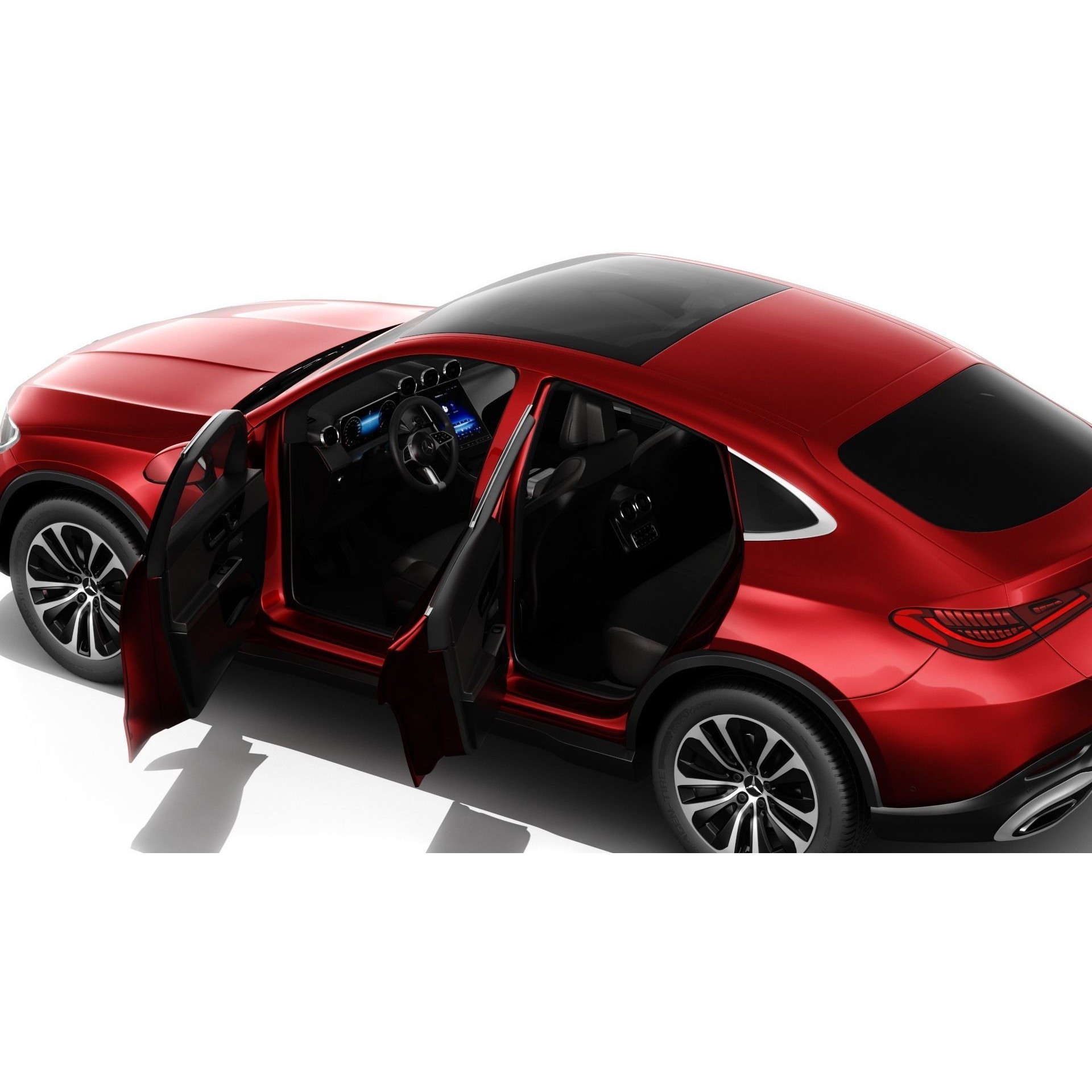 Mercedes-Benz GLC Coupe 2024 - Detailed 3D Model - View 4