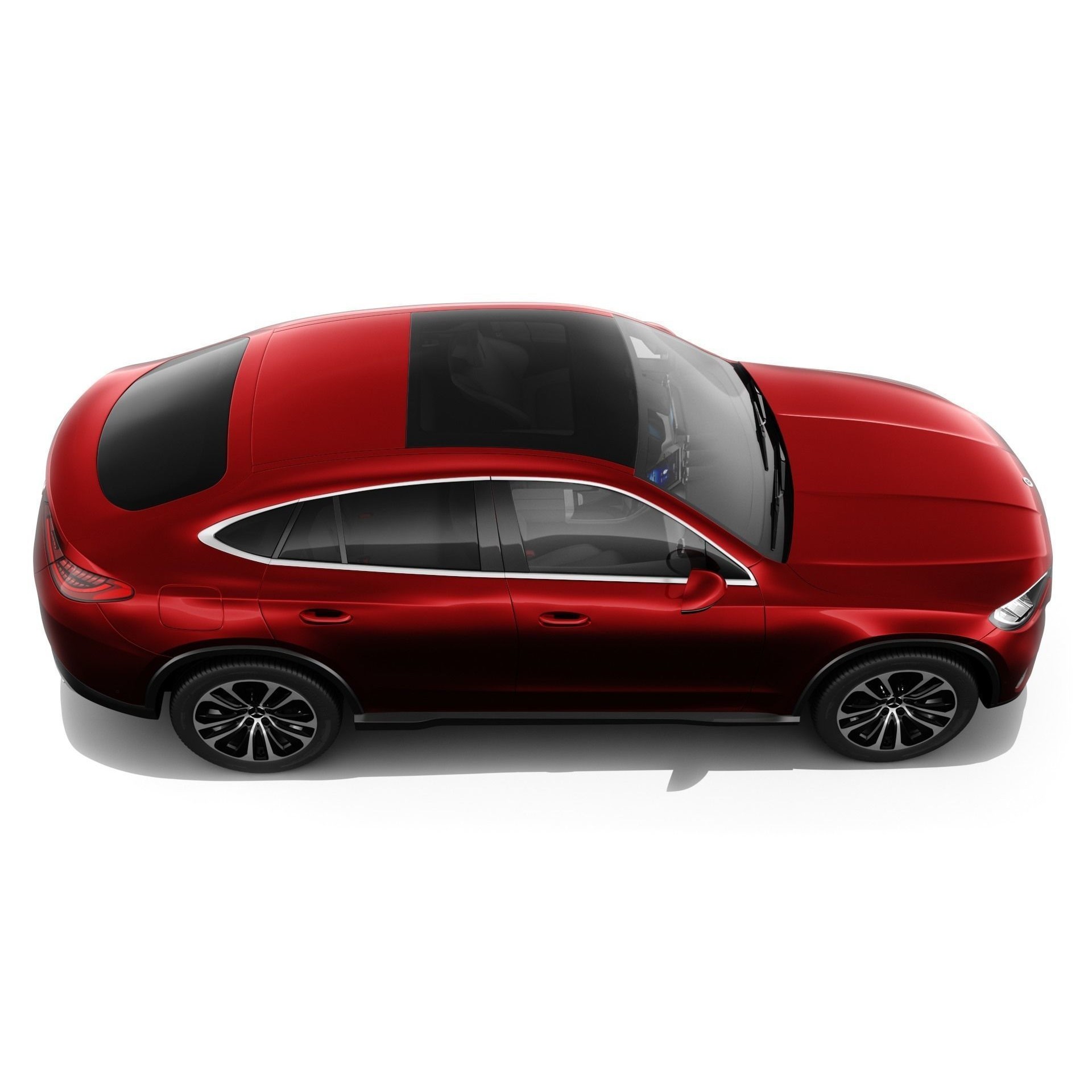 Mercedes-Benz GLC Coupe 2024 - Detailed 3D Model - View 9