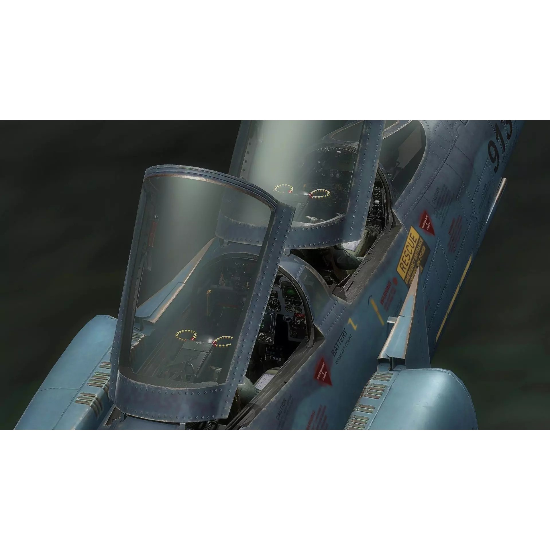 F4 Phantom 2 Kai - Low-Poly Game-Ready 3D Model - View 16