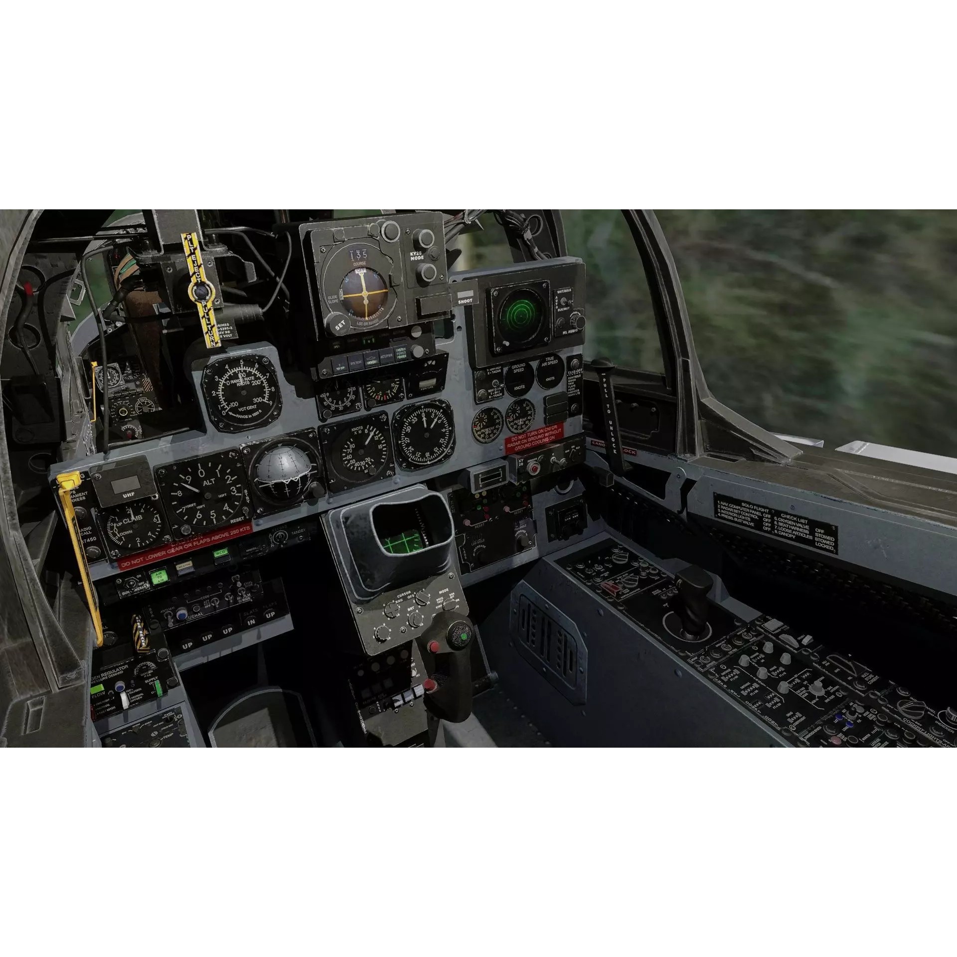 F4 Phantom 2 Kai - Low-Poly Game-Ready 3D Model - View 21