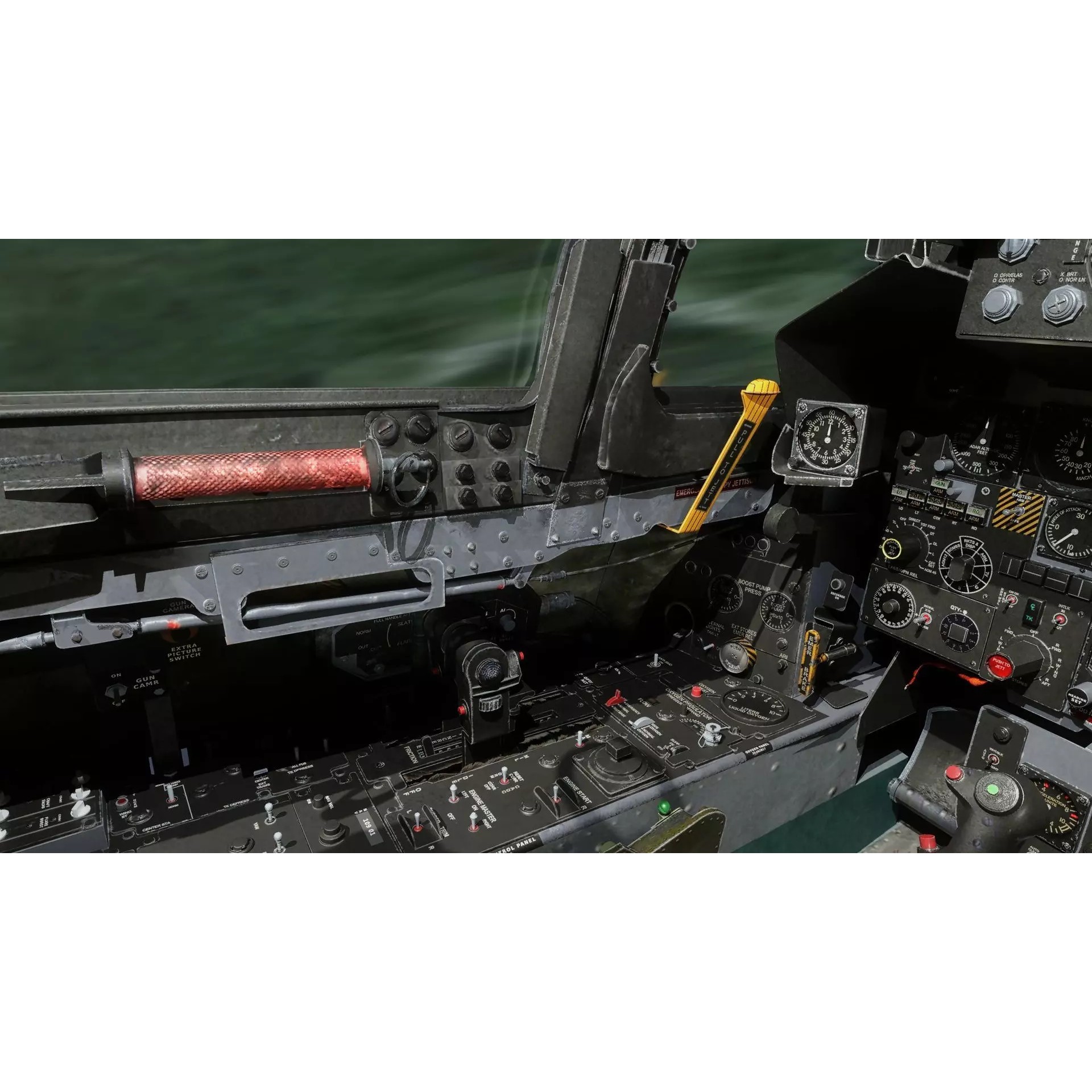 F4 Phantom 2 Kai - Low-Poly Game-Ready 3D Model - View 25