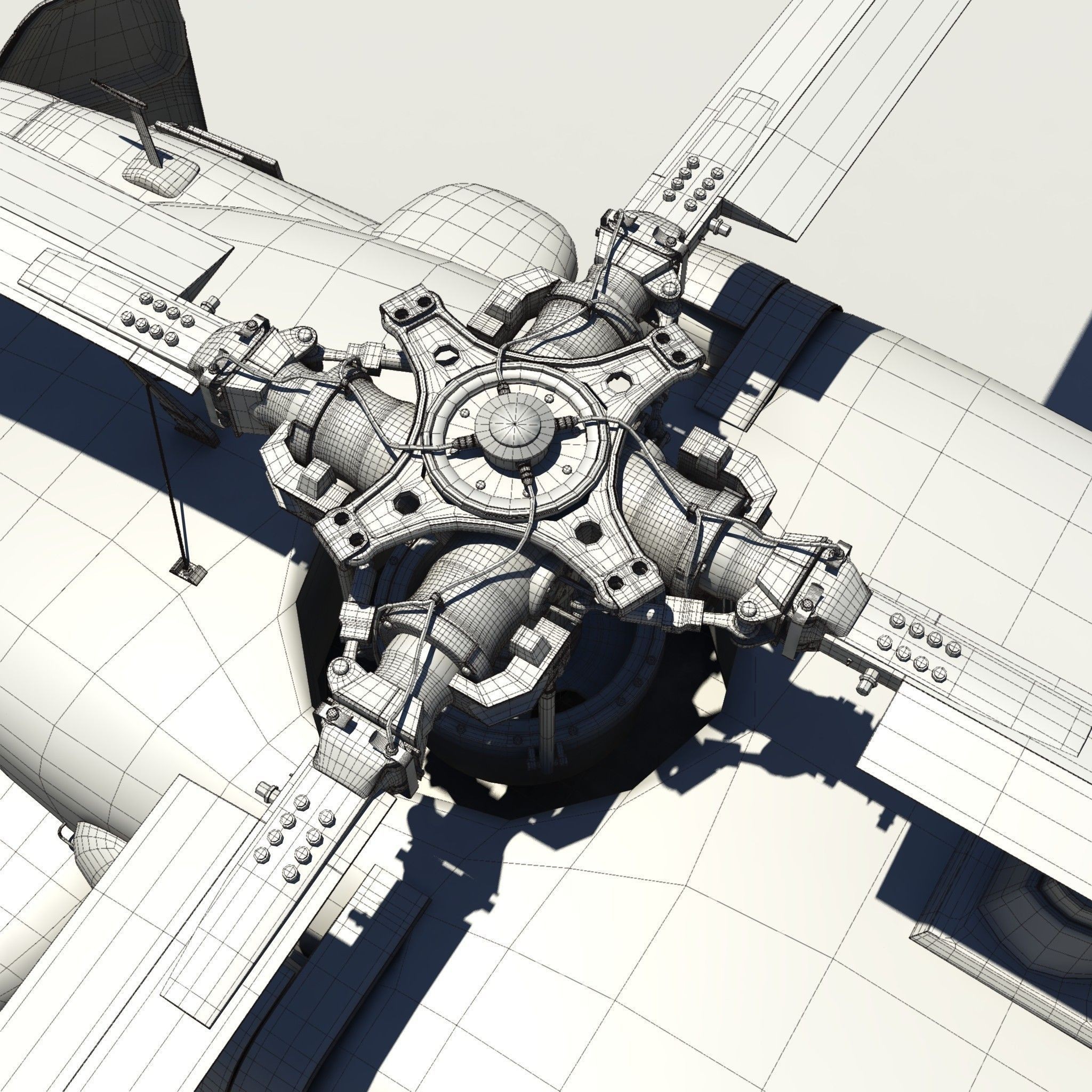 Military Blackhawk - Game-Ready 3D Model