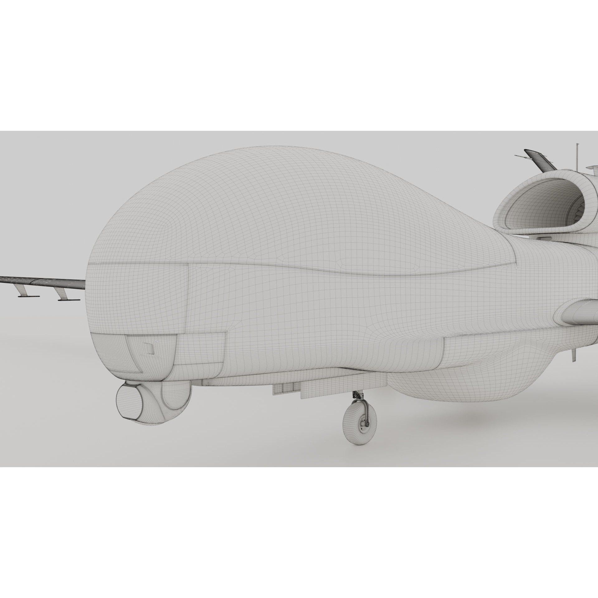 Northrop Grumman MQ-4C Triton - Game-Ready 3D Model