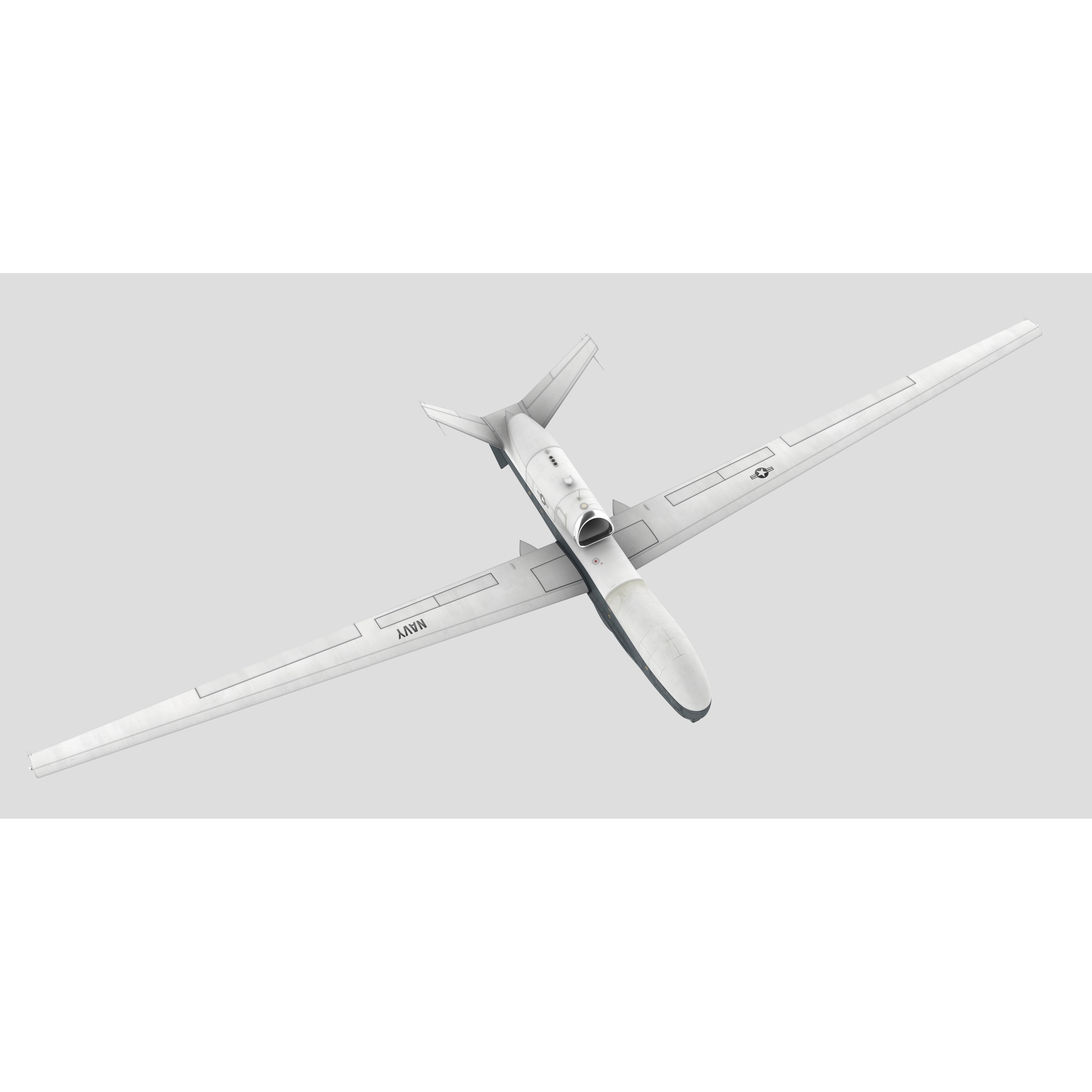 Northrop Grumman MQ-4C Triton - Game-Ready 3D Model - View 10