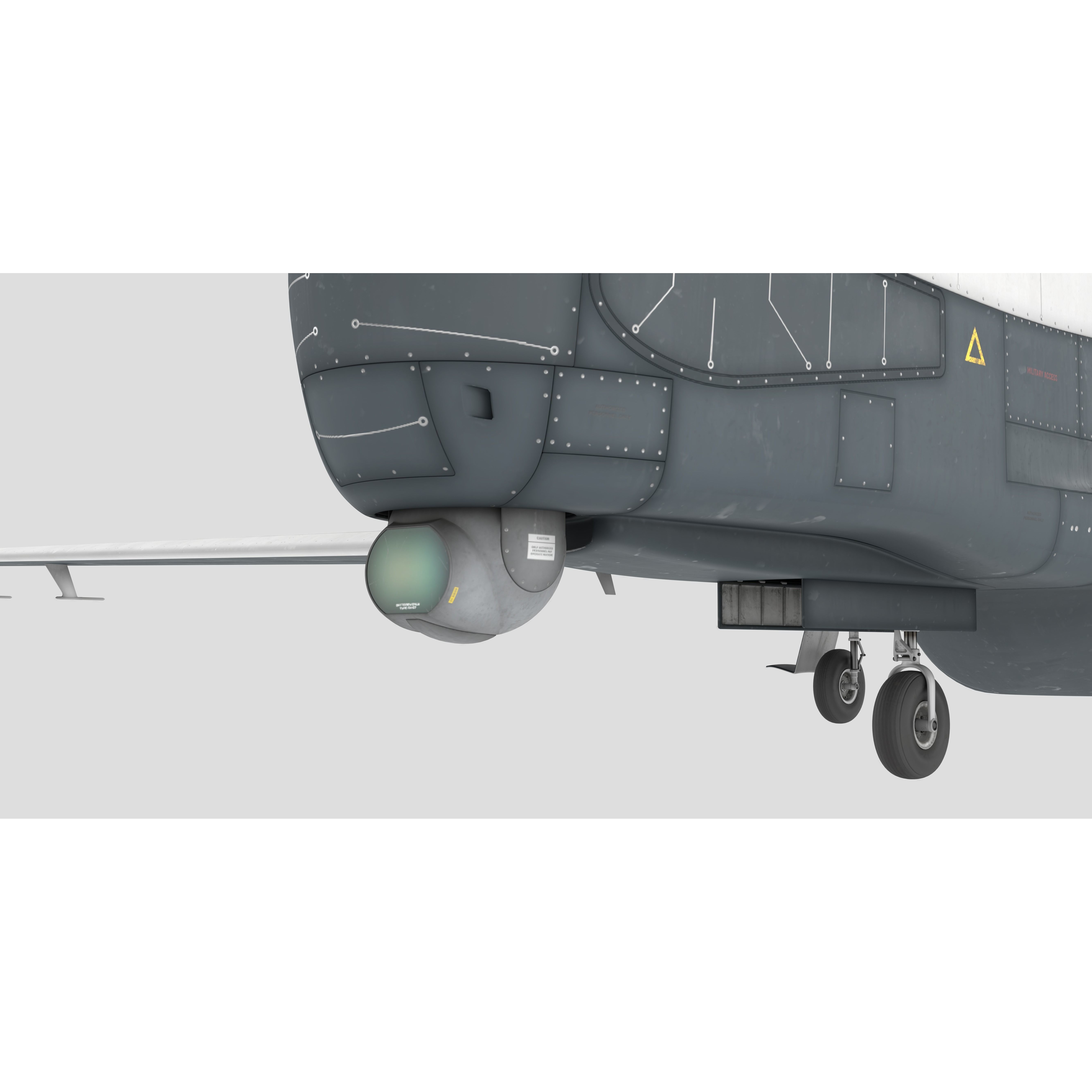 Northrop Grumman MQ-4C Triton - Game-Ready 3D Model - View 12