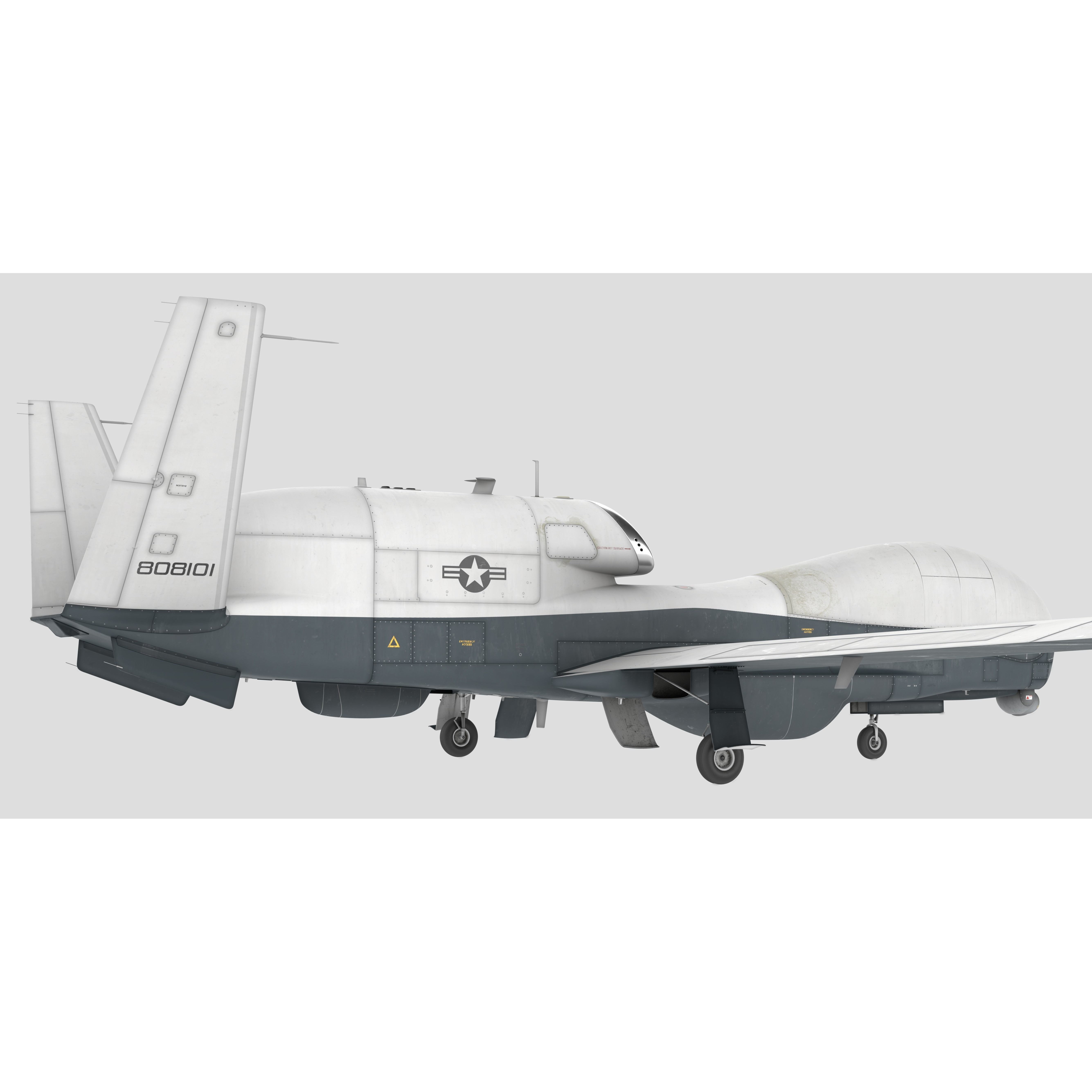 Northrop Grumman MQ-4C Triton - Game-Ready 3D Model - View 18