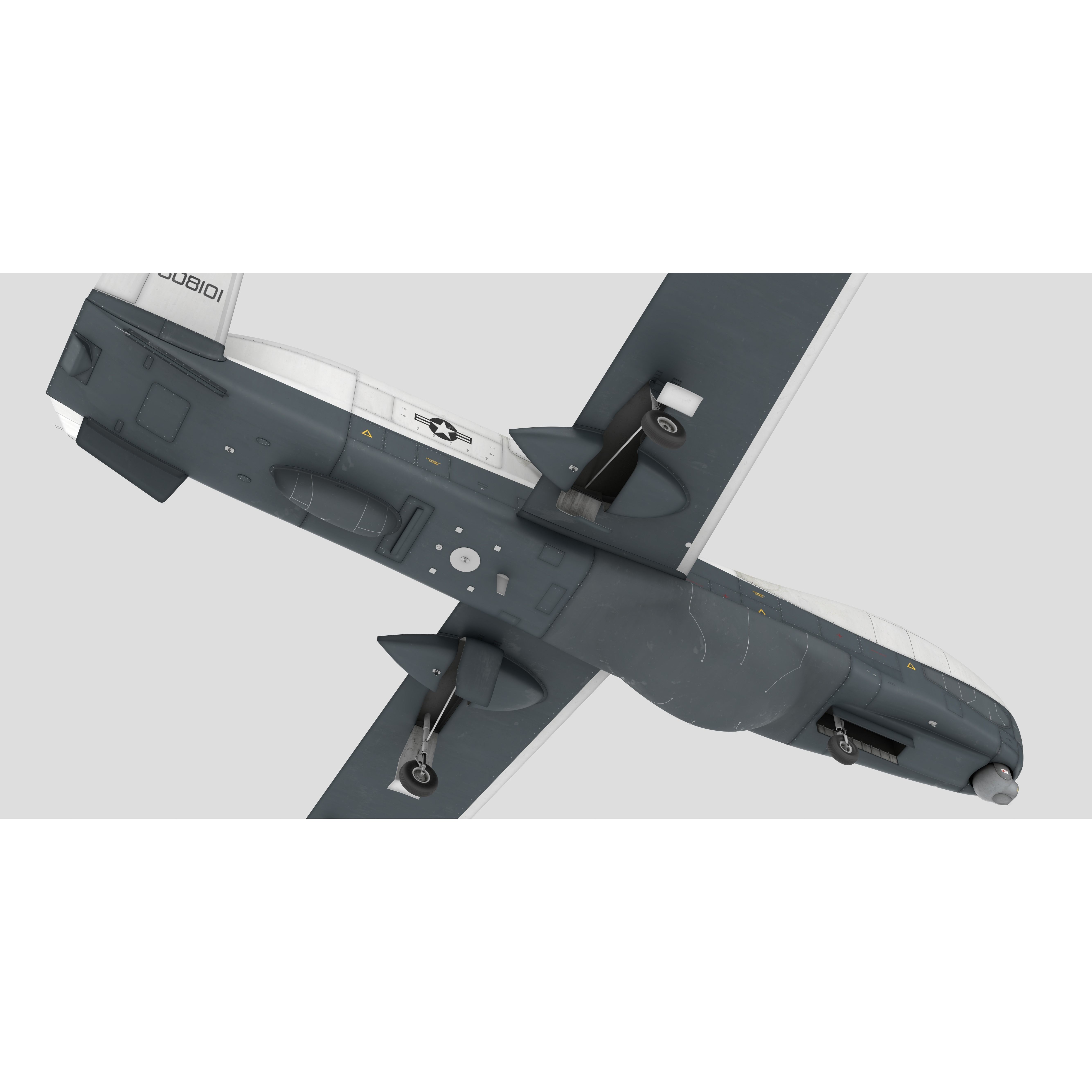 Northrop Grumman MQ-4C Triton - Game-Ready 3D Model - View 19