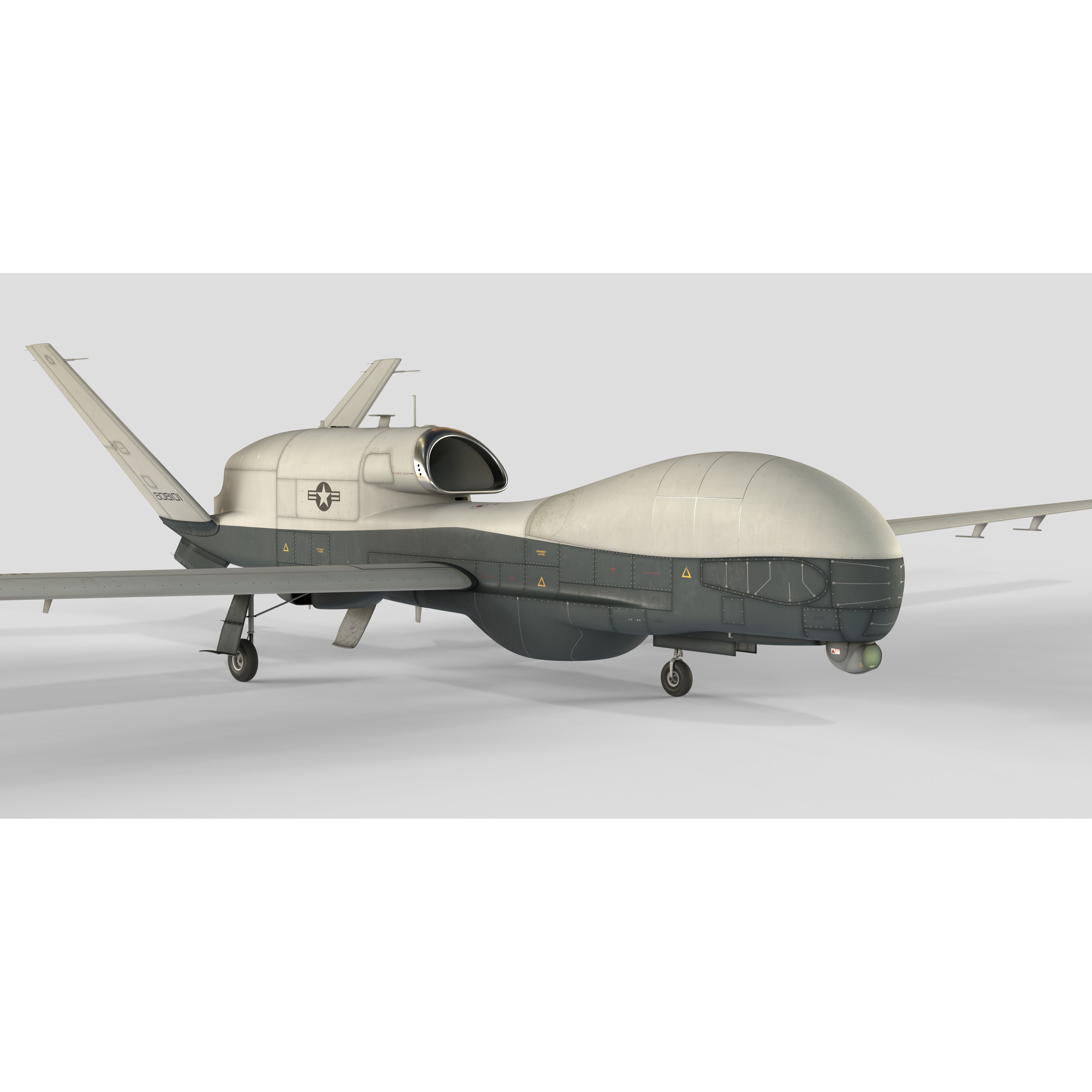 Northrop Grumman MQ-4C Triton - Game-Ready 3D Model - View 23