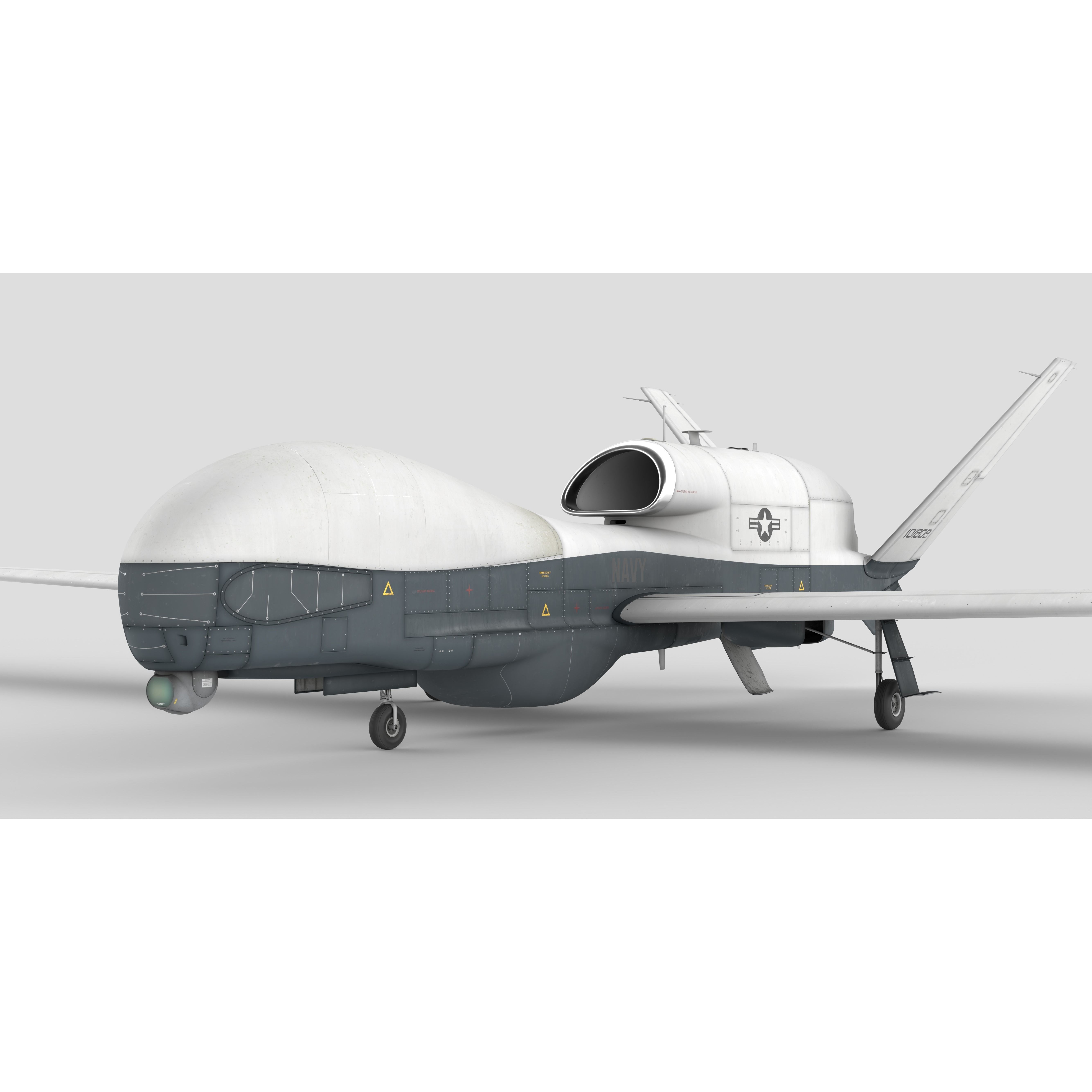 Northrop Grumman MQ-4C Triton - Game-Ready 3D Model - View 4