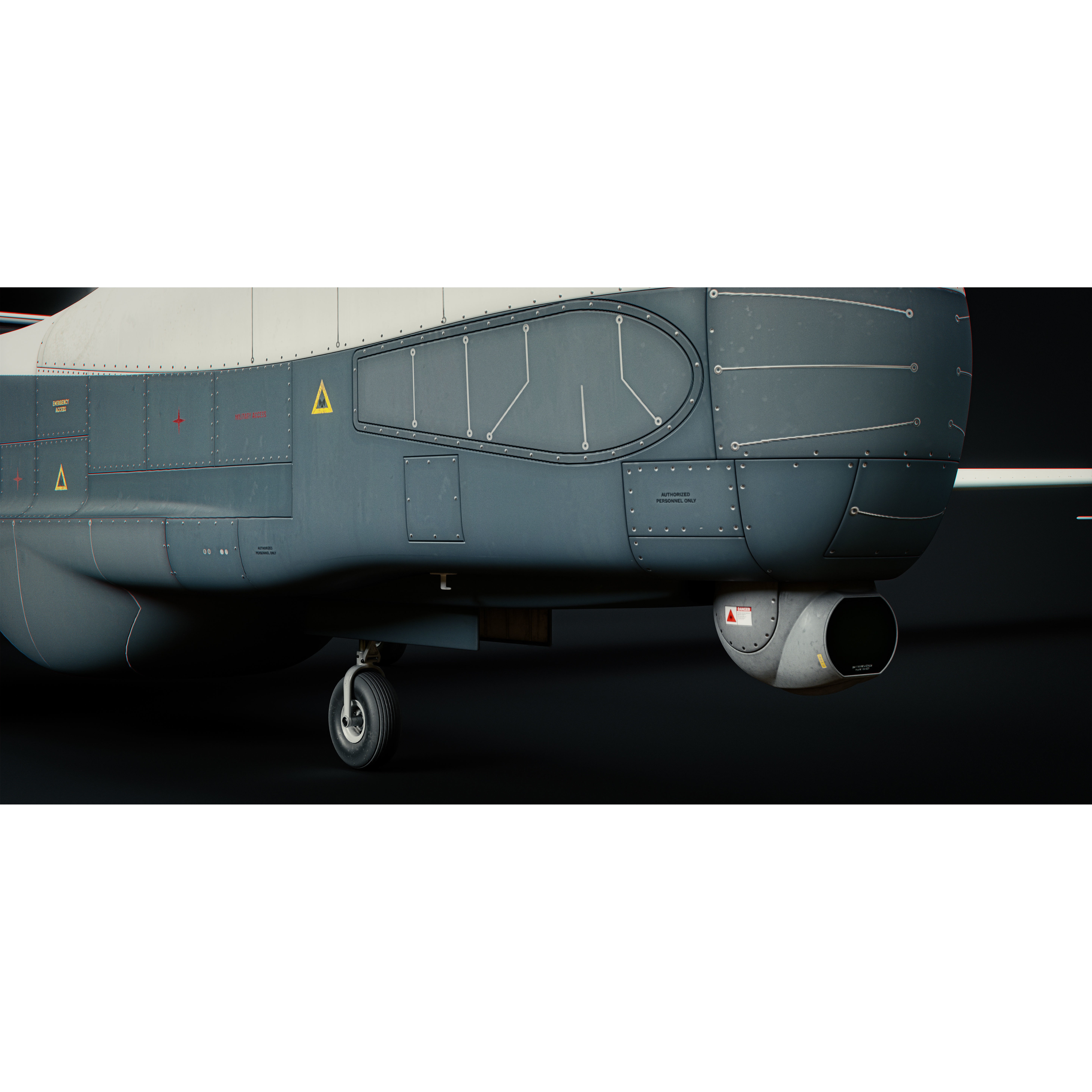 Northrop Grumman MQ-4C Triton - Game-Ready 3D Model - View 43