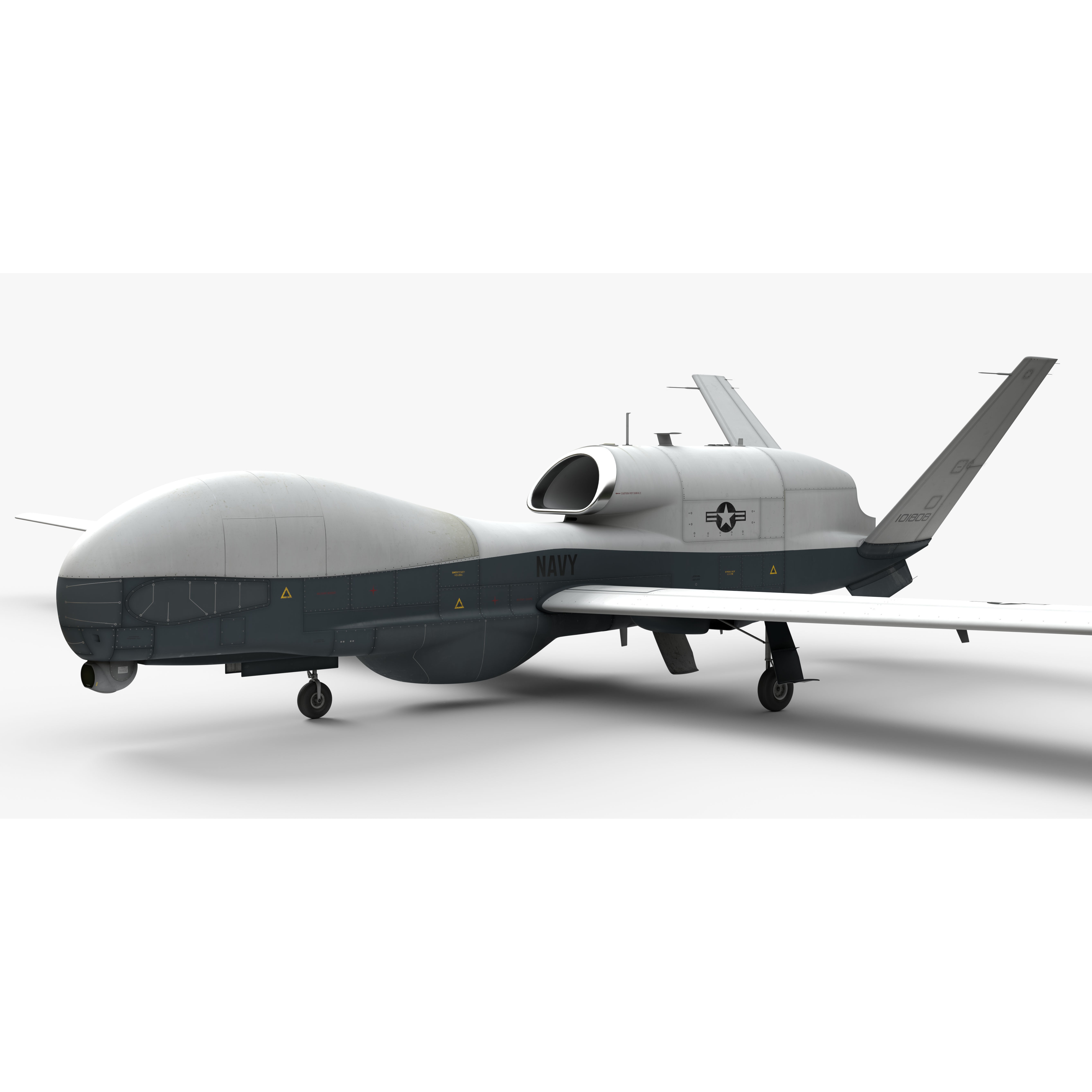 Northrop Grumman MQ-4C Triton - Game-Ready 3D Model - View 52