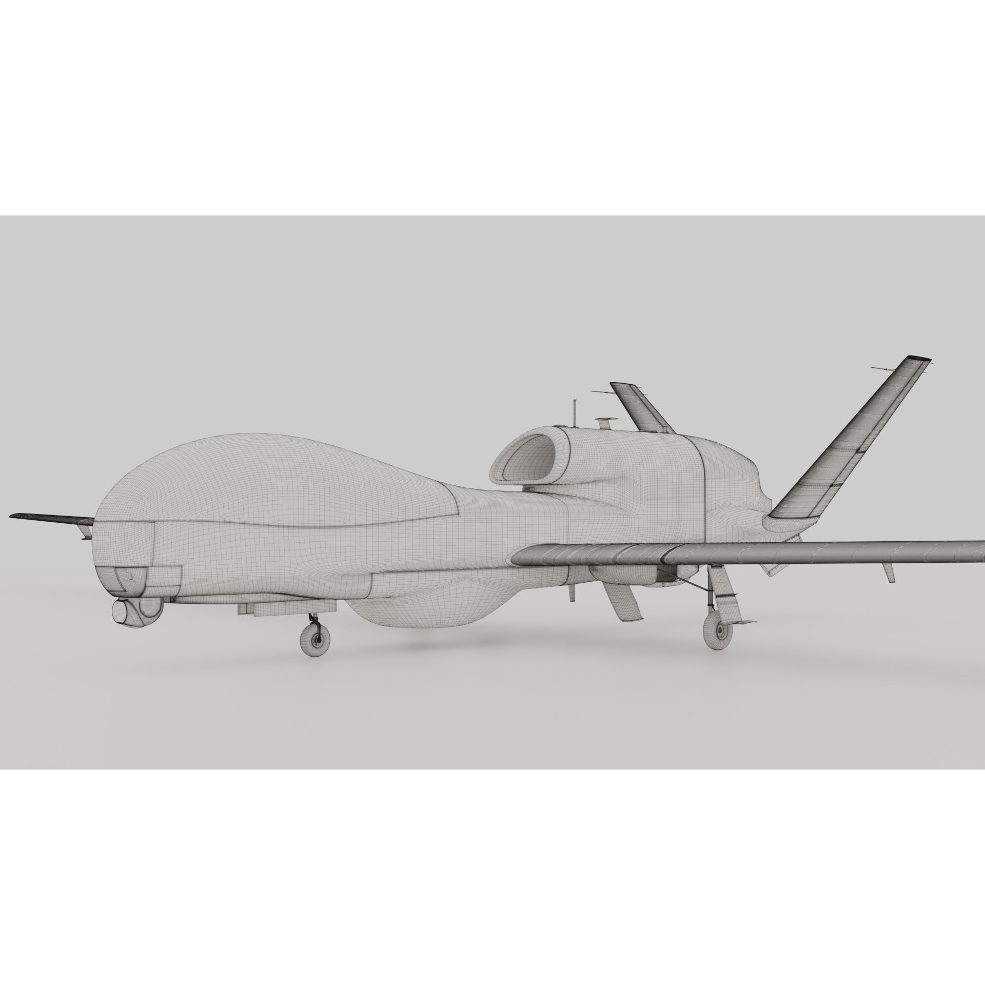Northrop Grumman MQ-4C Triton - Game-Ready 3D Model - View 54