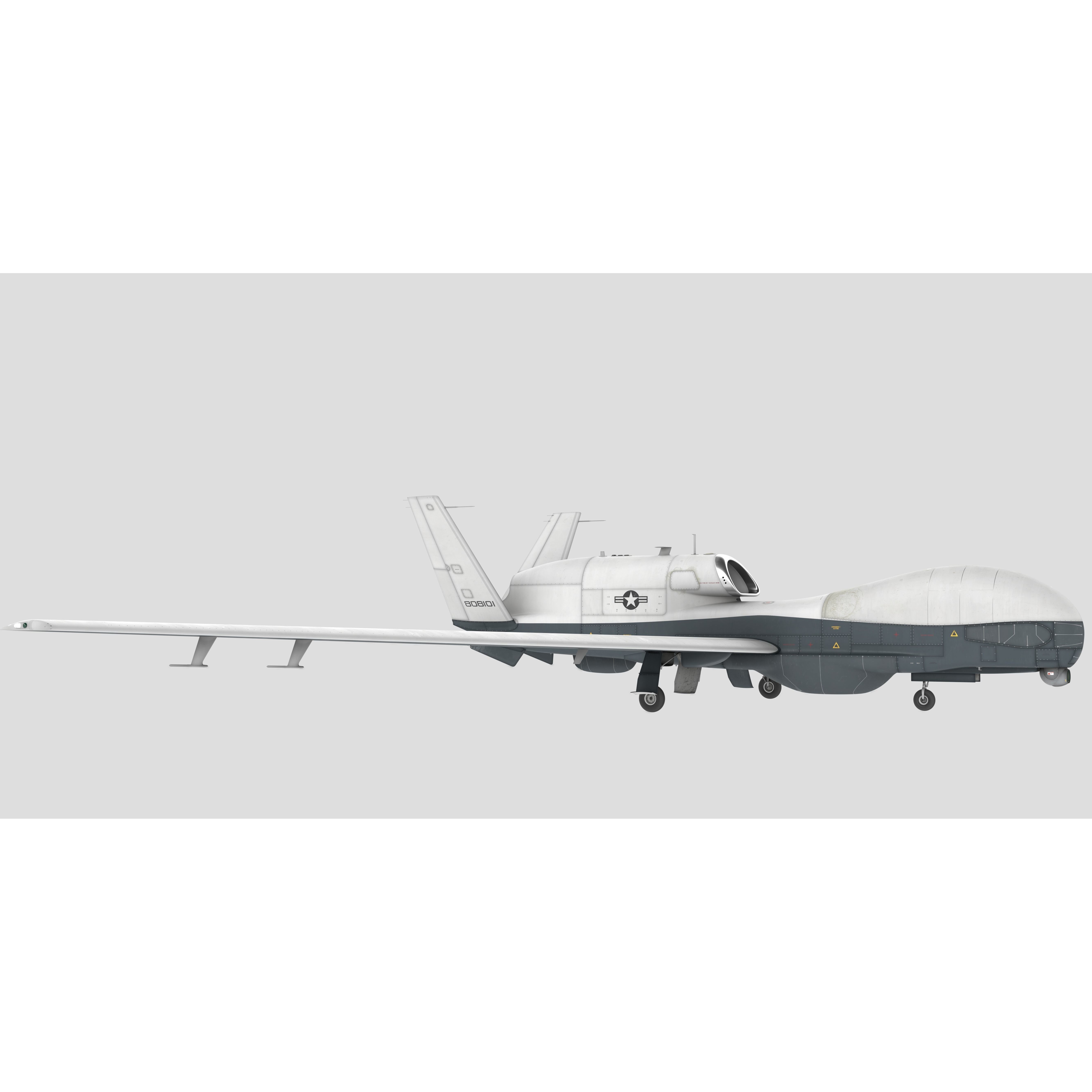 Northrop Grumman MQ-4C Triton - Game-Ready 3D Model - View 8