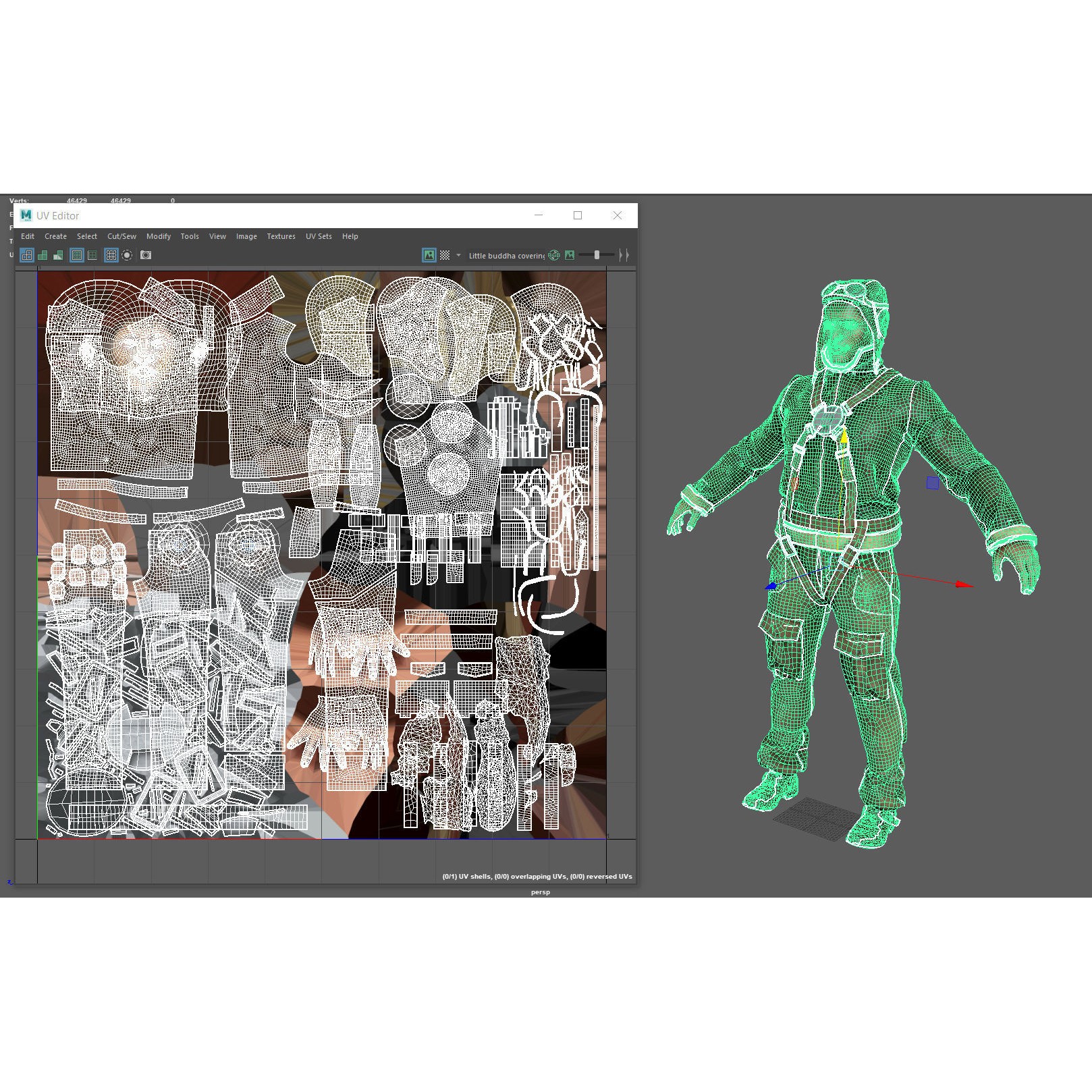 World War II Pilot - Low-Poly Game-Ready 3D Model