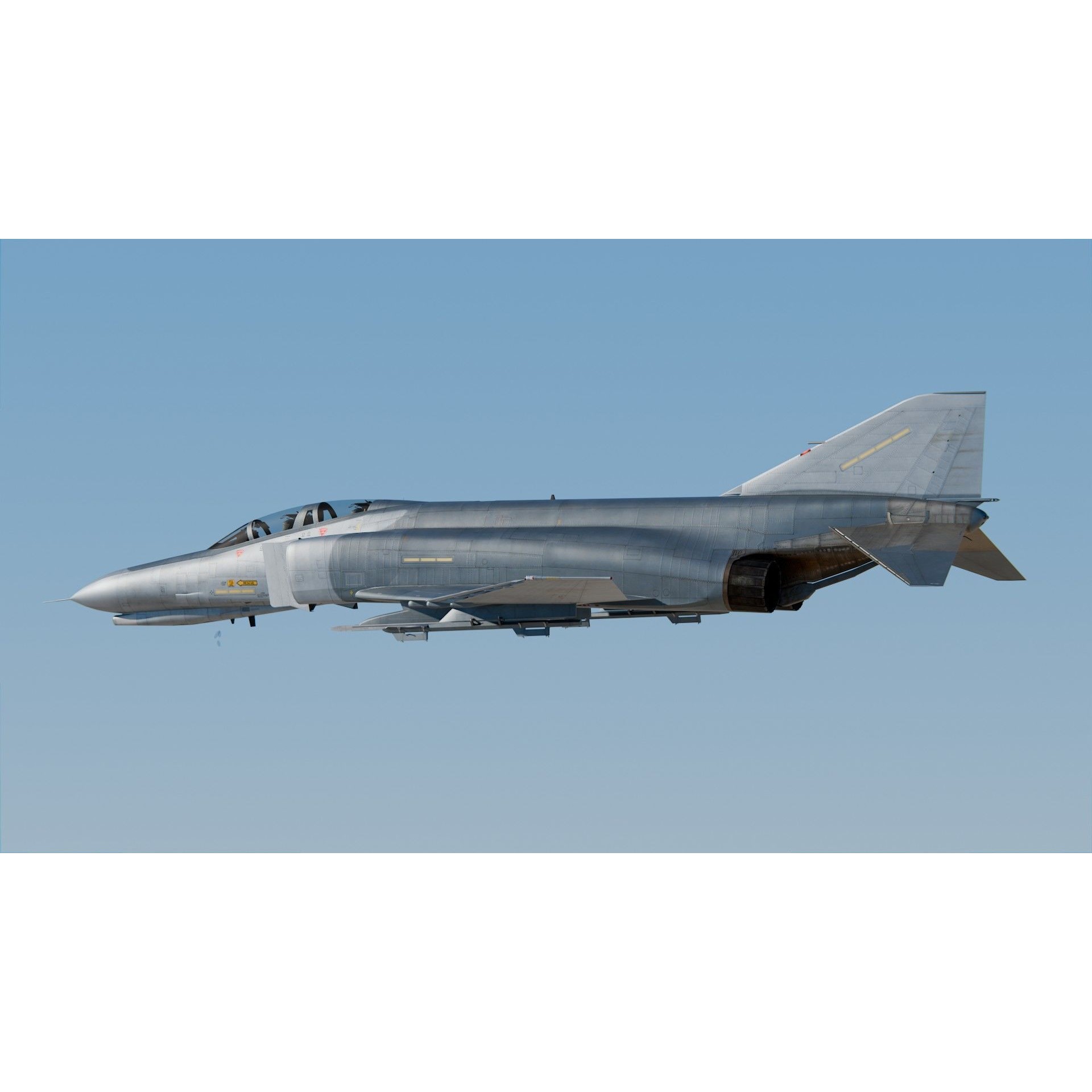 McDonnell Douglas F-4E Phantom II - Game-Ready 3D Model