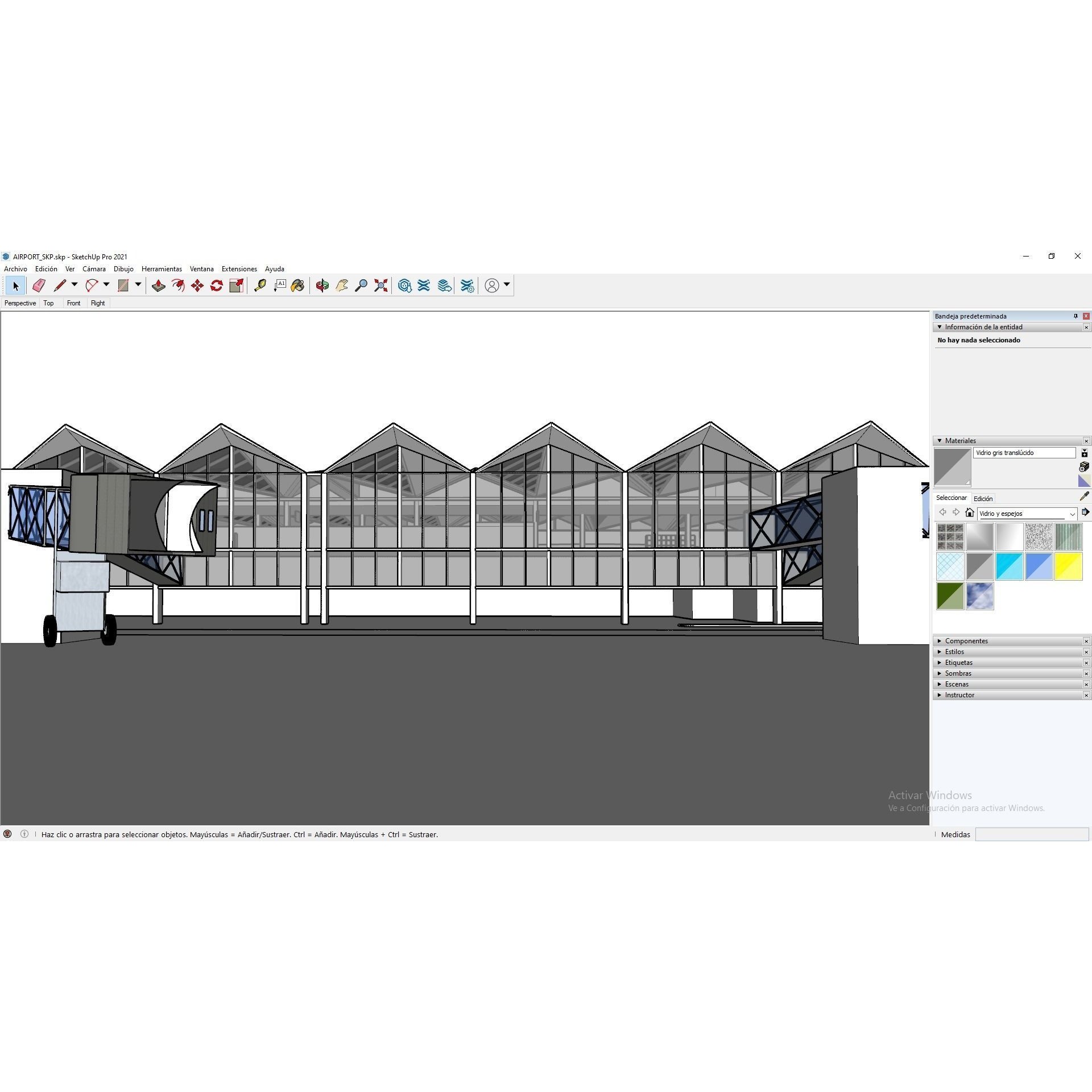 Modern Airport Building - PBR Textured 3D Model - View 31